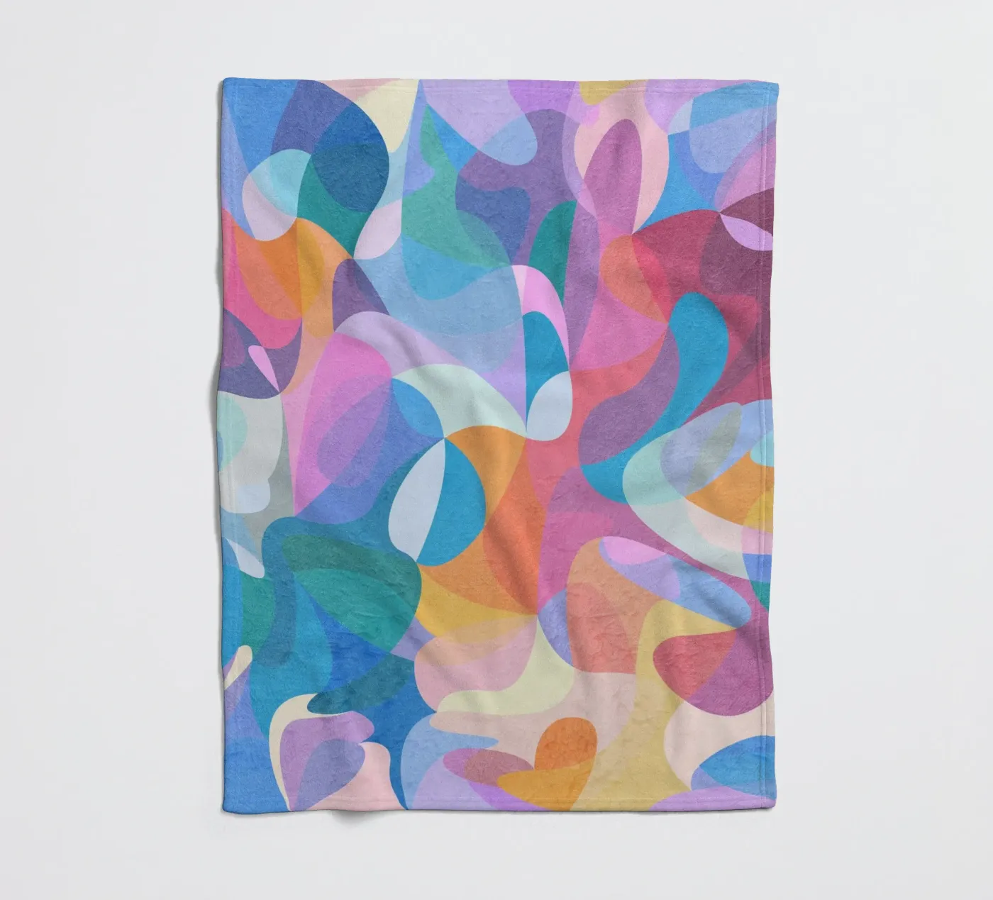 Die Farben Fleecedecke von Abstract Joy