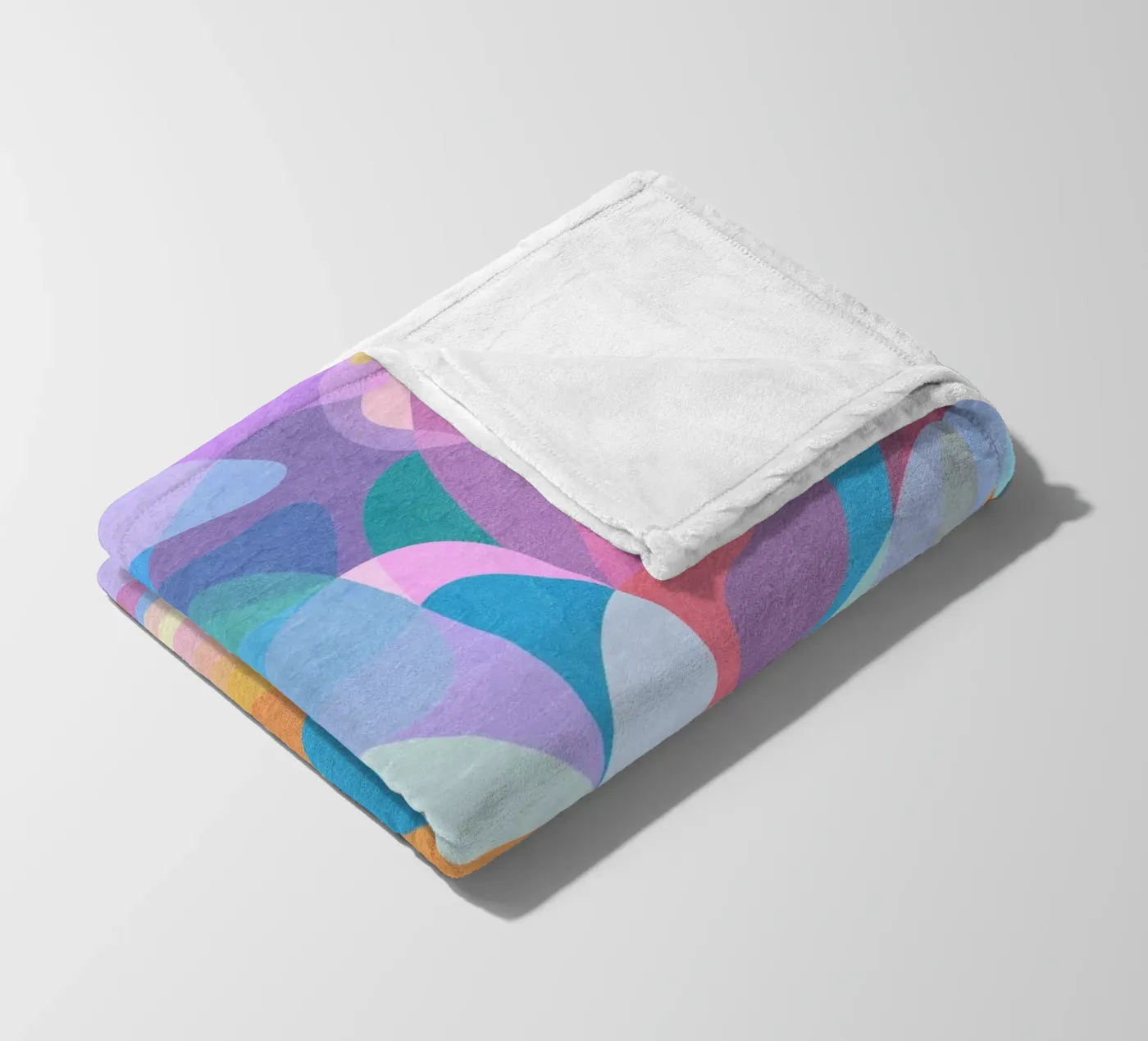 Die Farben Fleecedecke von Abstract Joy