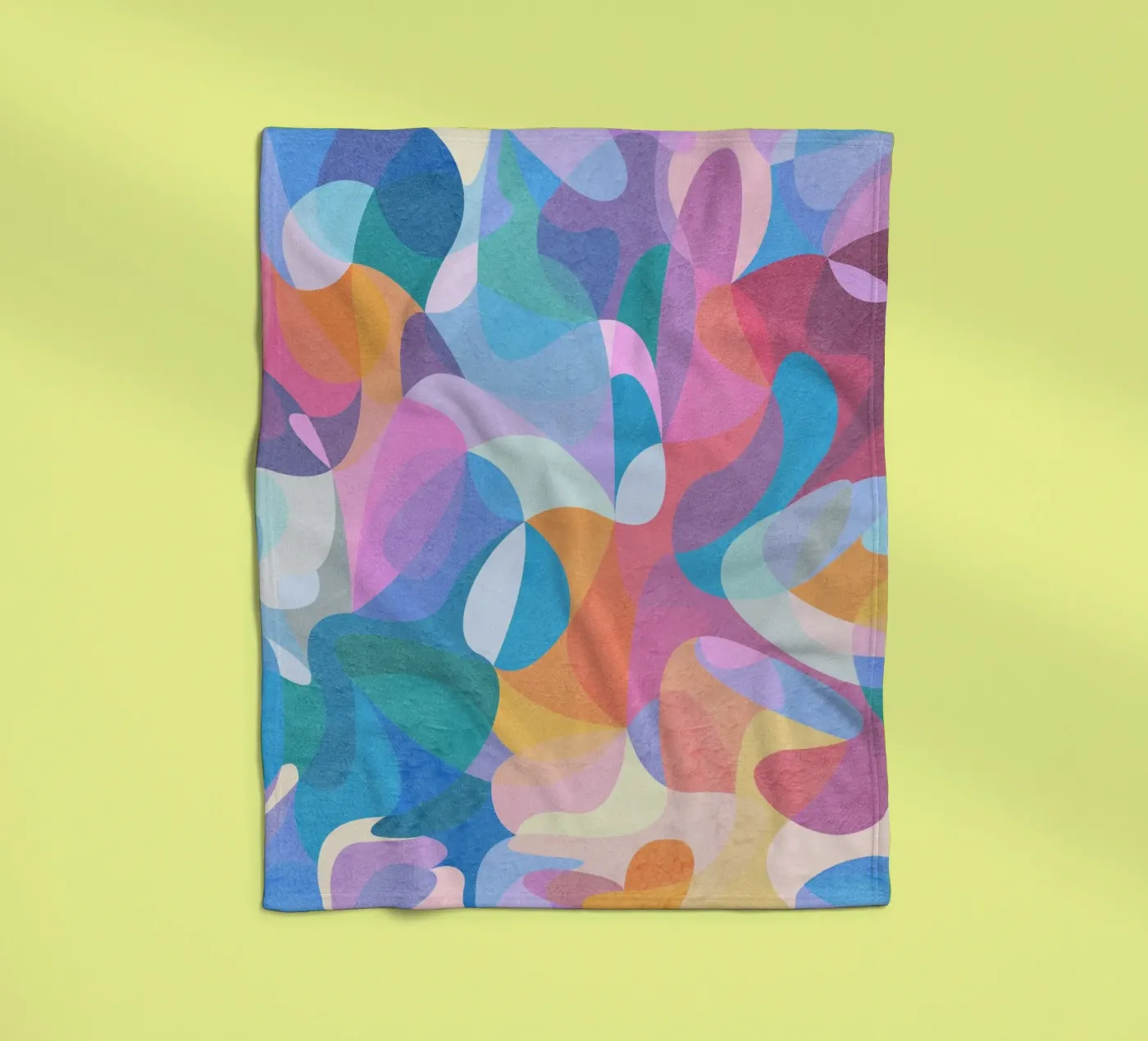 Die Farben Fleecedecke von Abstract Joy