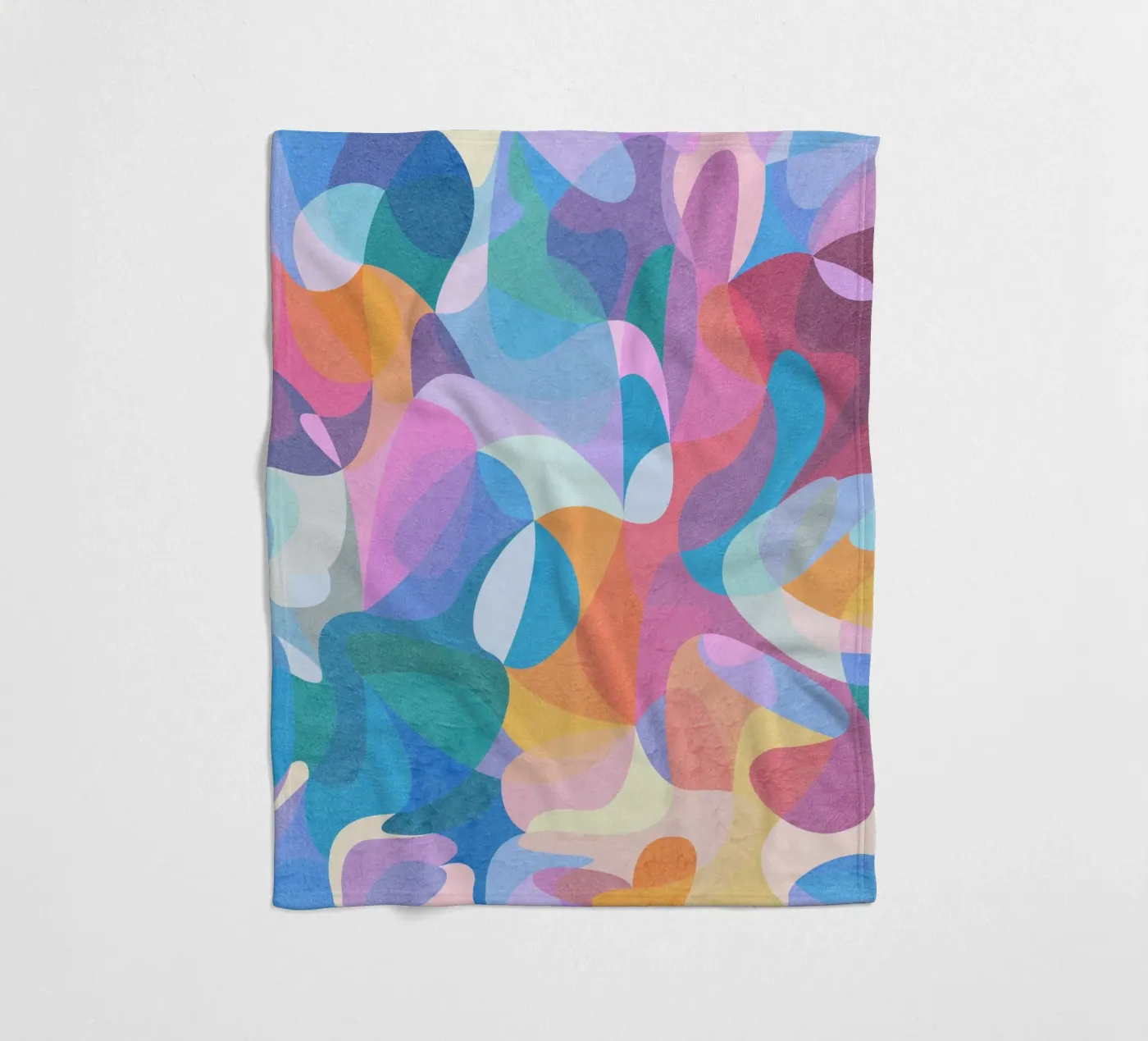 Die Farben Fleecedecke von Abstract Joy