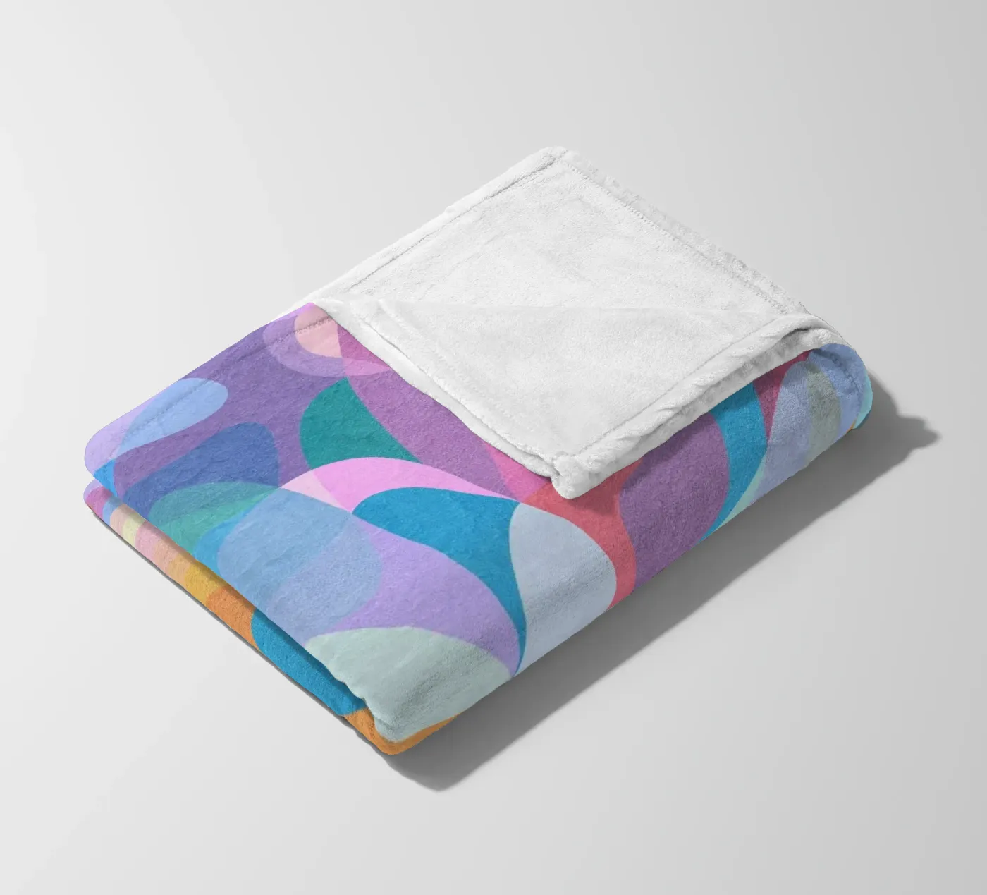 Die Farben Fleecedecke von Abstract Joy