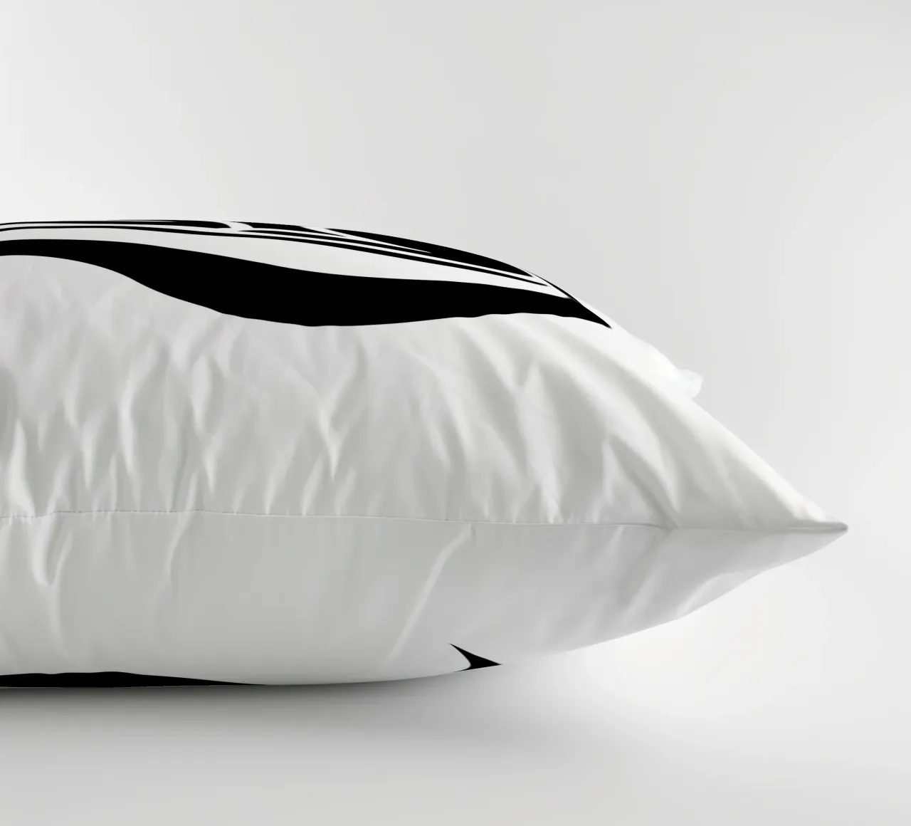 Silent Fox – Minimalist Line Art cuscino da Sivaro