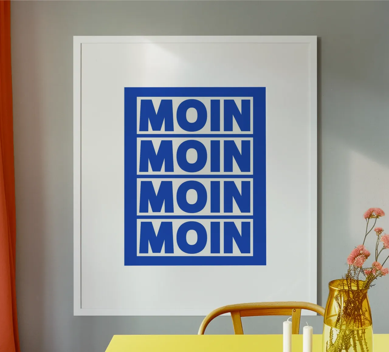 moin moin poster by Ambition Wall