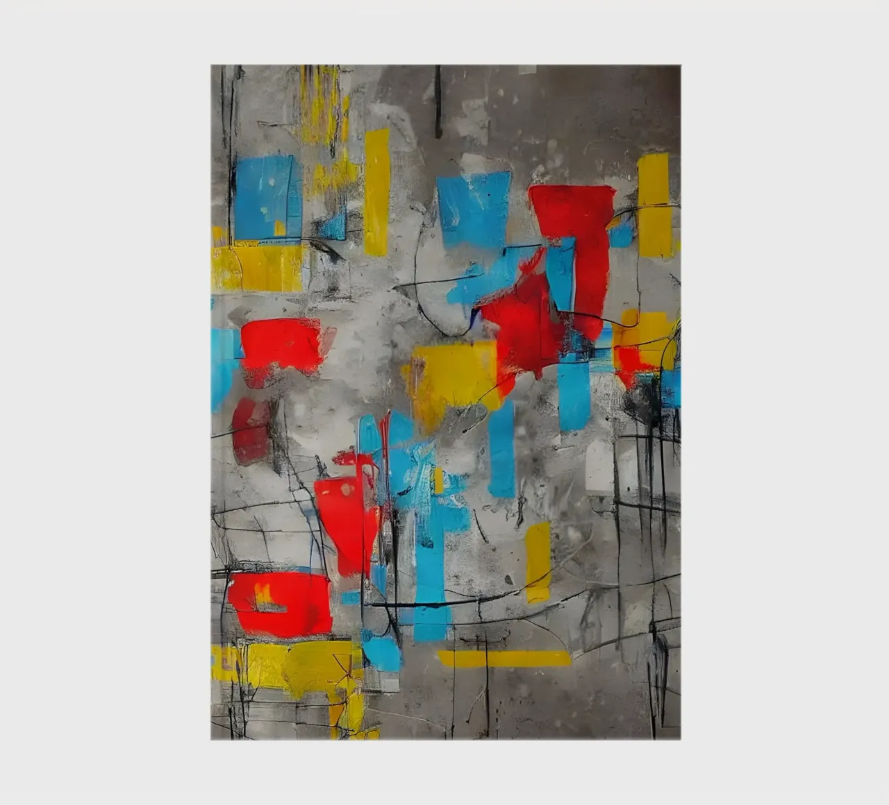 Tableau mural abstrait II carnet de notes de ArtDesign by KBK