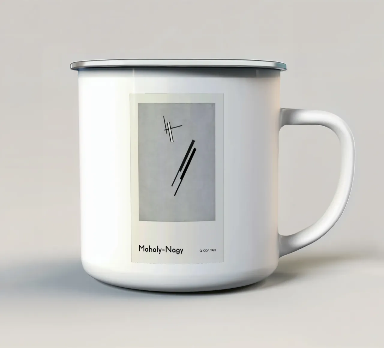 László Moholy-Nagy - Q XXV tazza in smalto da ARTOTHEK