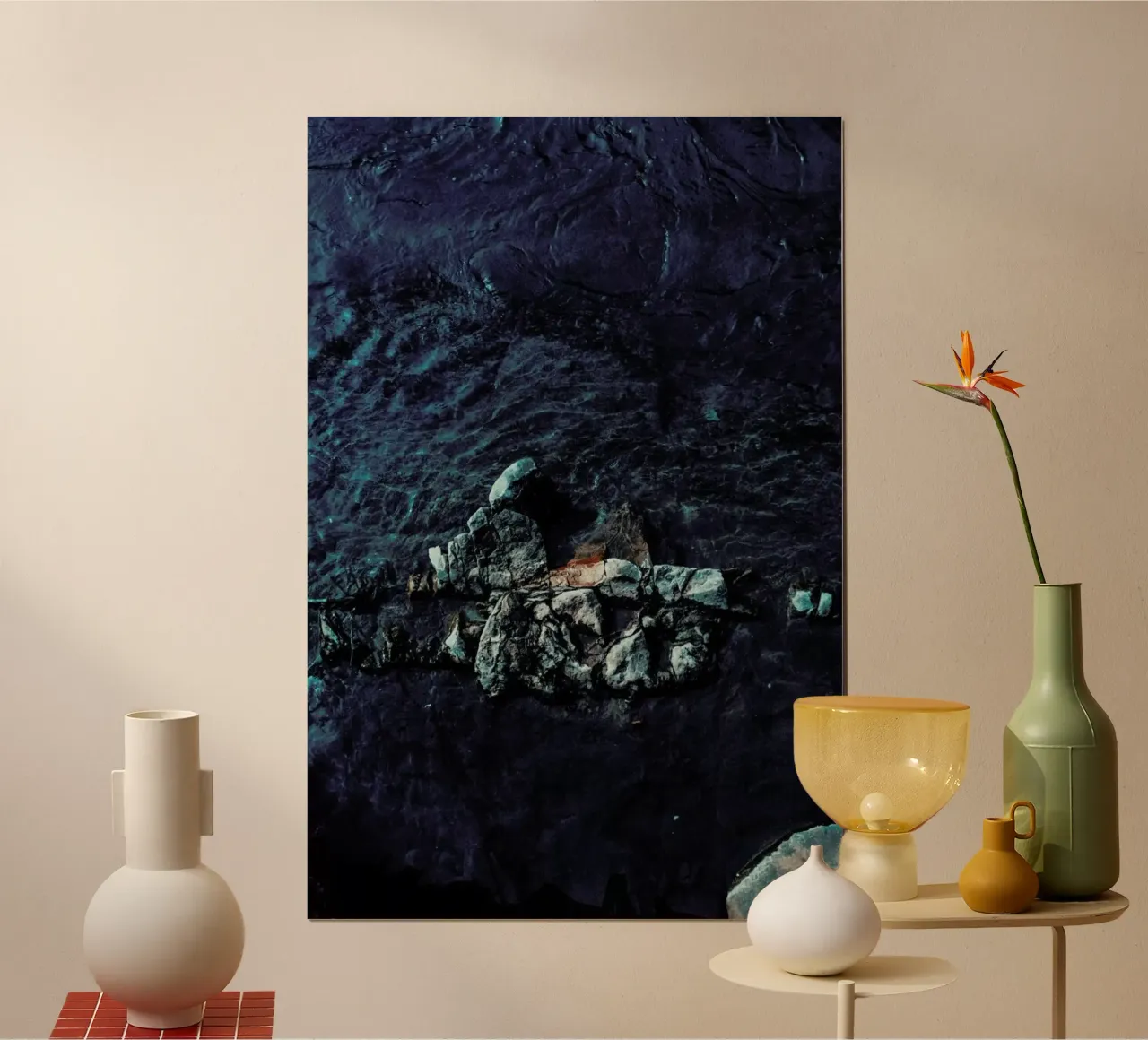 Decorative Blue poster da Sebastian Hilgetag