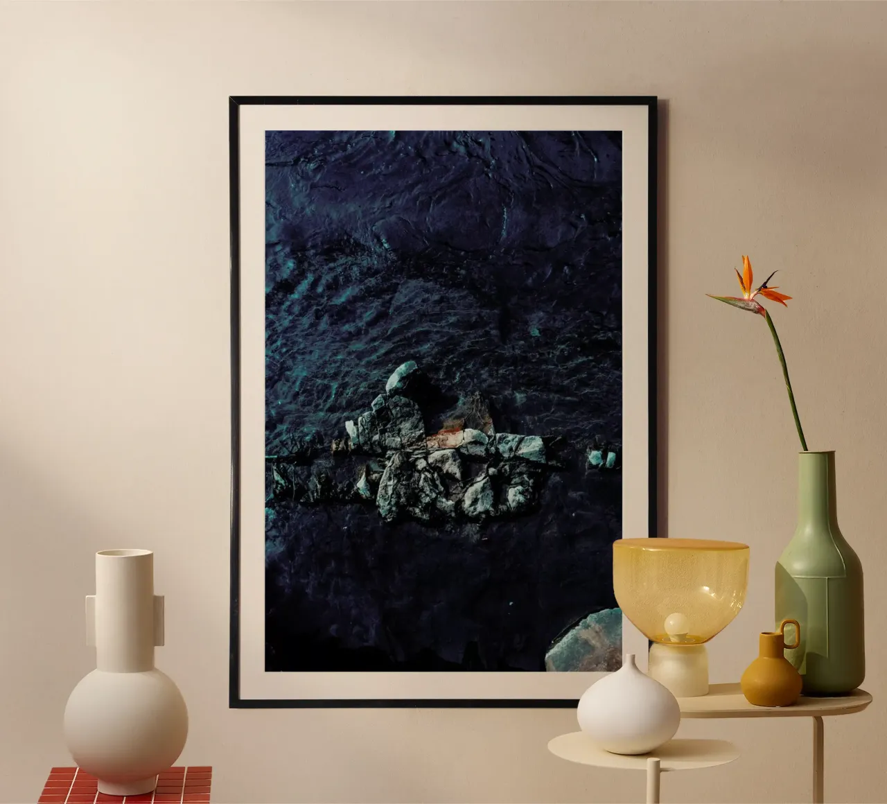 Decorative Blue poster da Sebastian Hilgetag