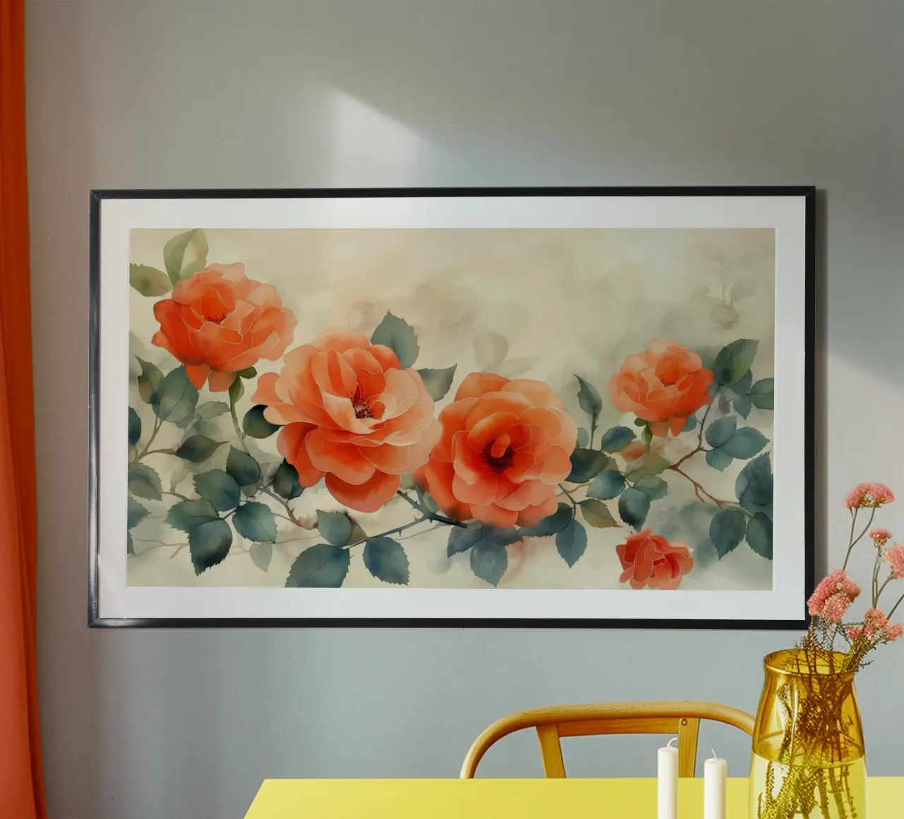 Arte da parete di Imagine poster con telaio in plastica da Imagine