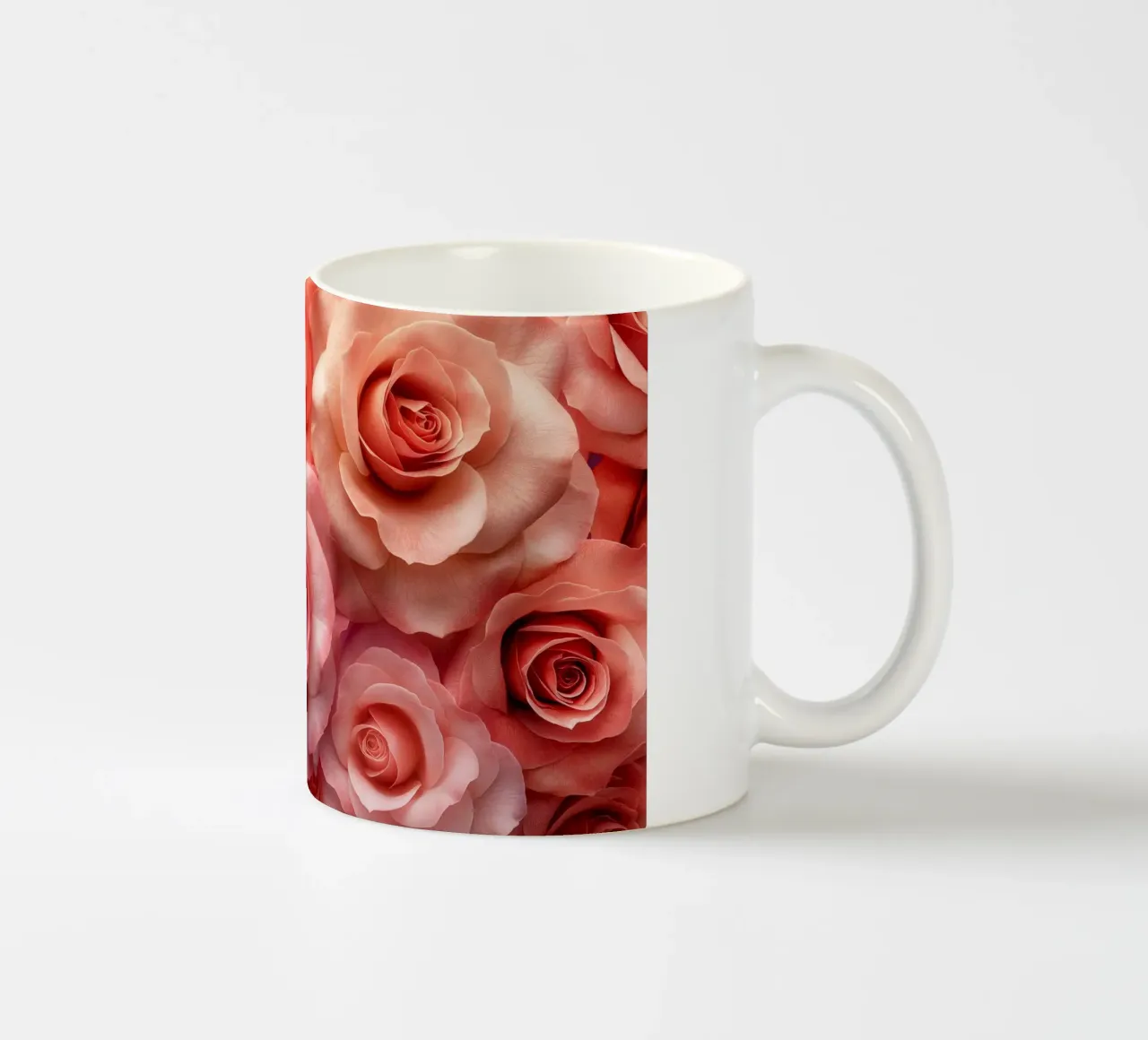 Rose rosse tazza in ceramica da Imagine