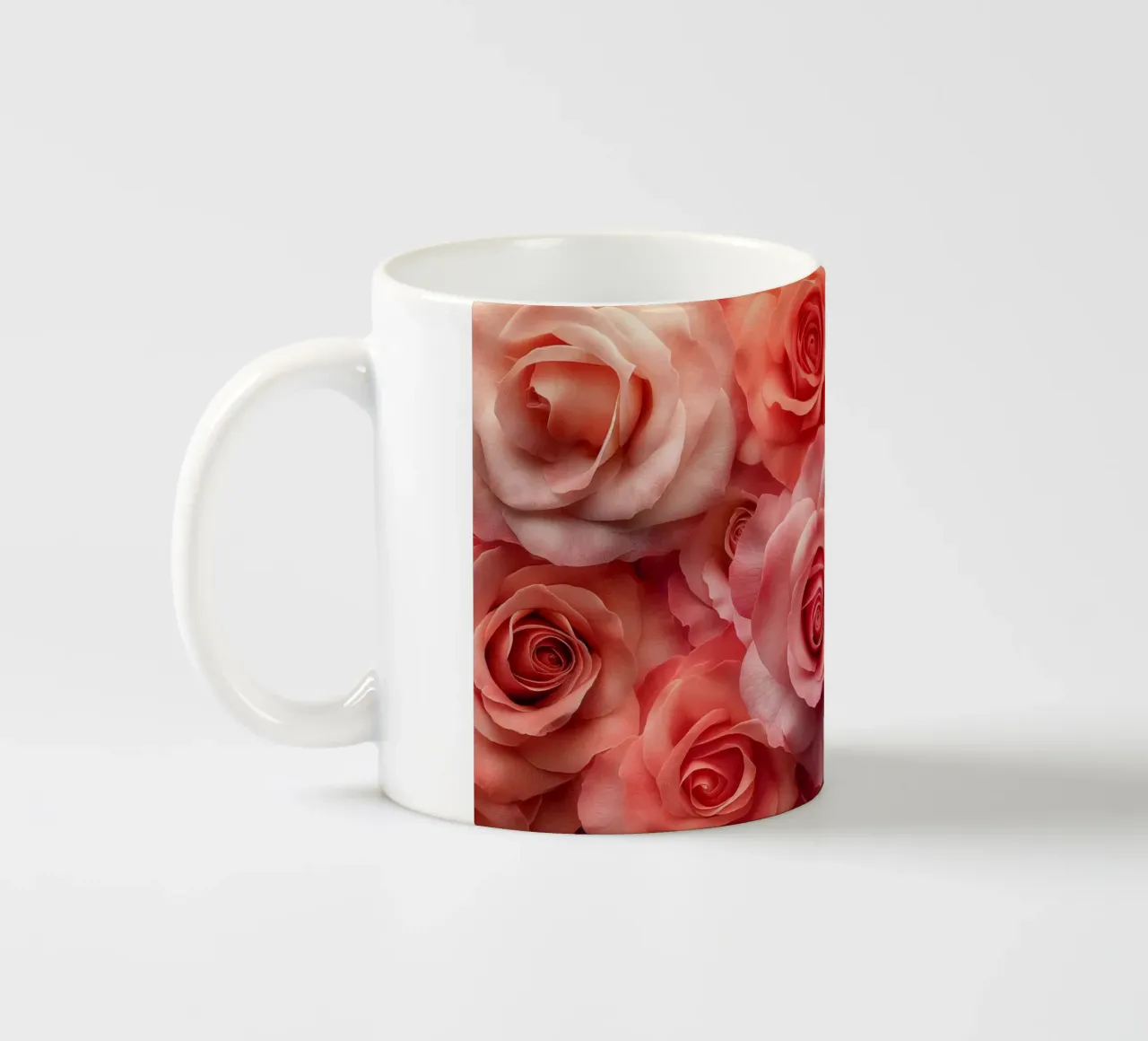 Rose rosse tazza in ceramica da Imagine