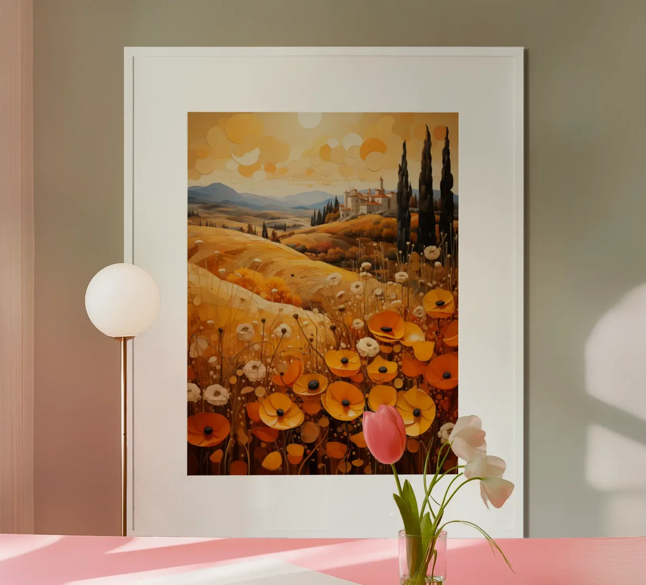Arte da parete di Imagine poster con telaio in legno da Imagine
