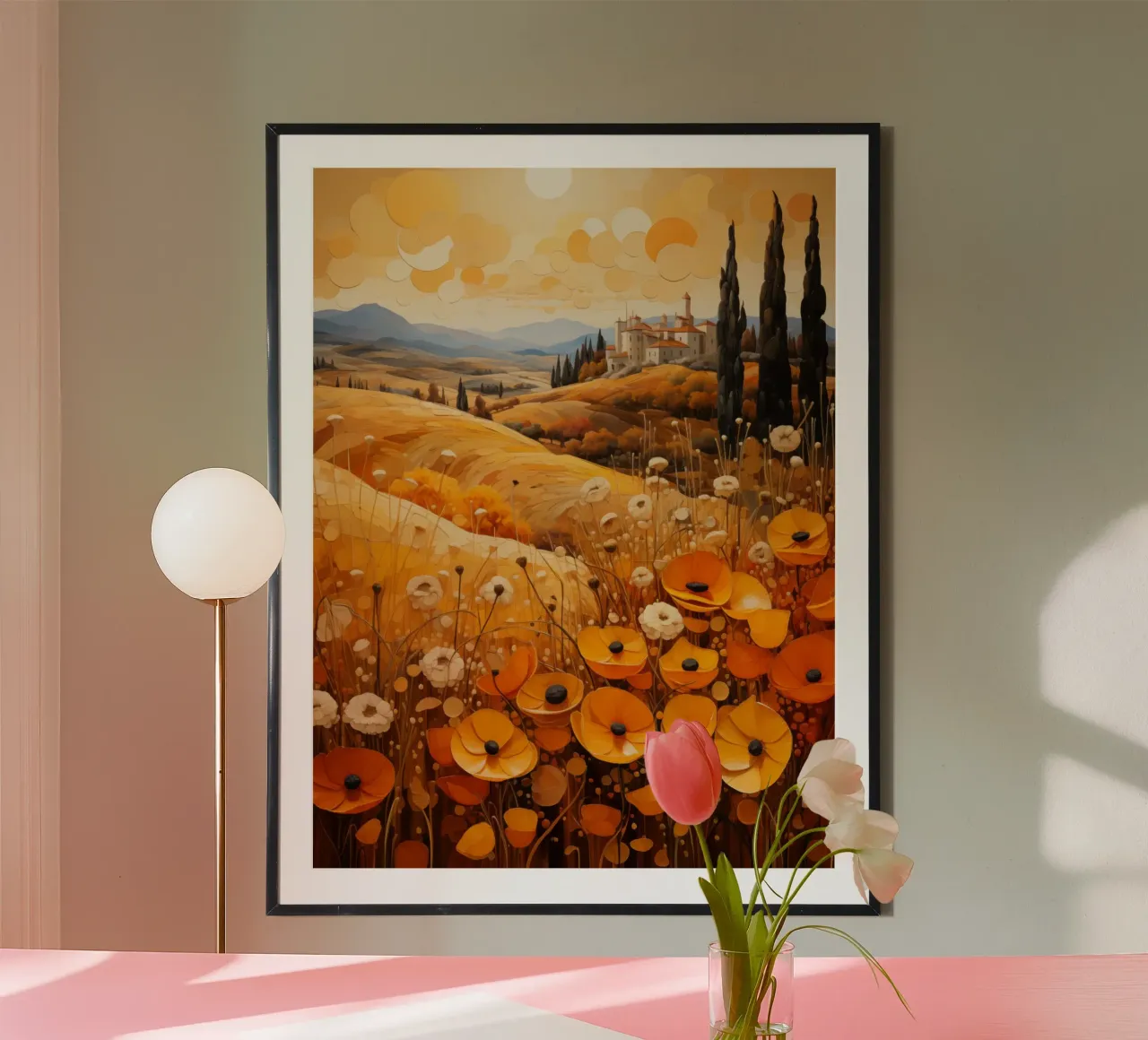 Arte da parete di Imagine poster con telaio in legno da Imagine