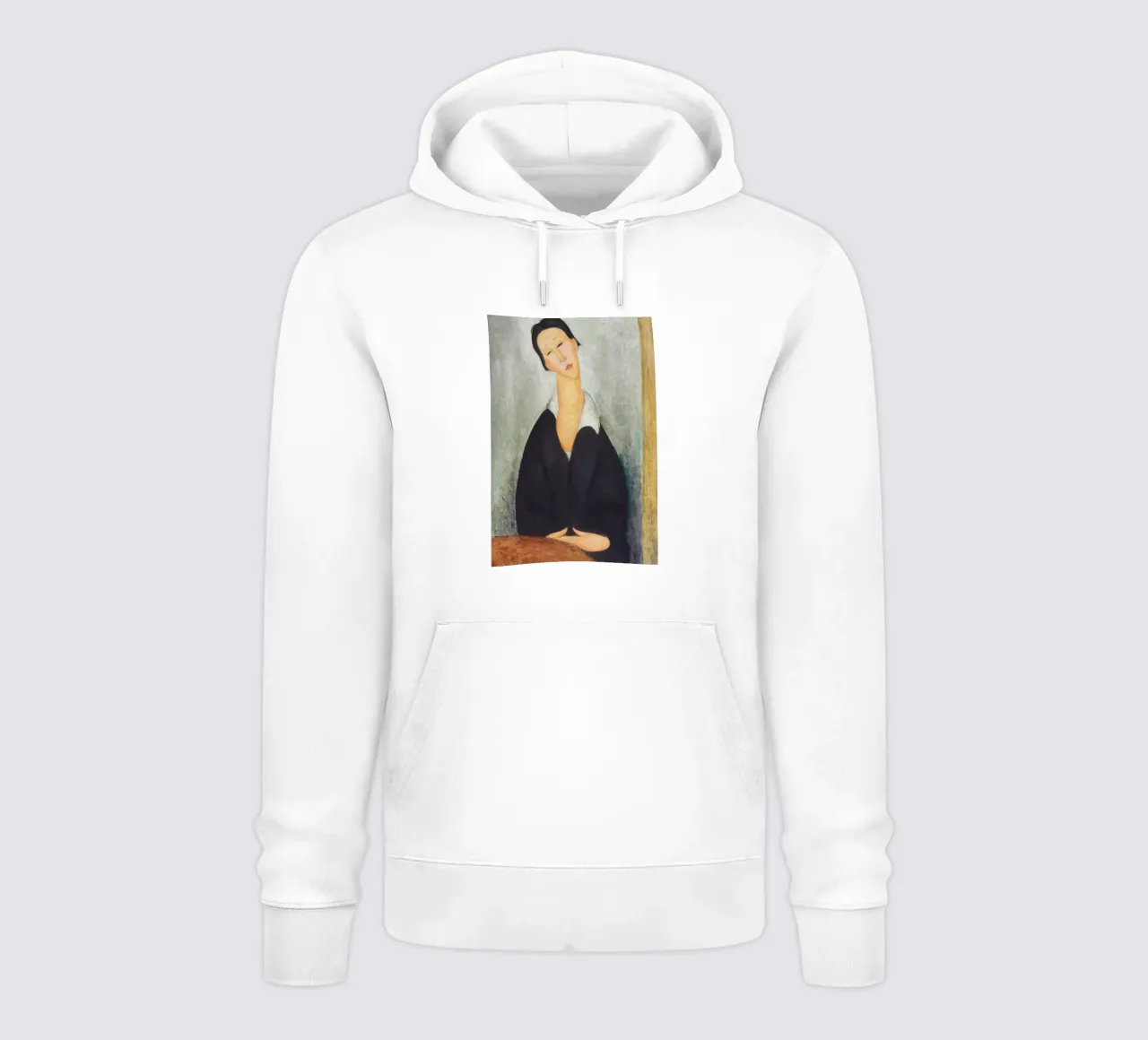 Retrato de una mujer polaca - Amedeo Modigliani Art Print sudadera con capucha de Venus Art