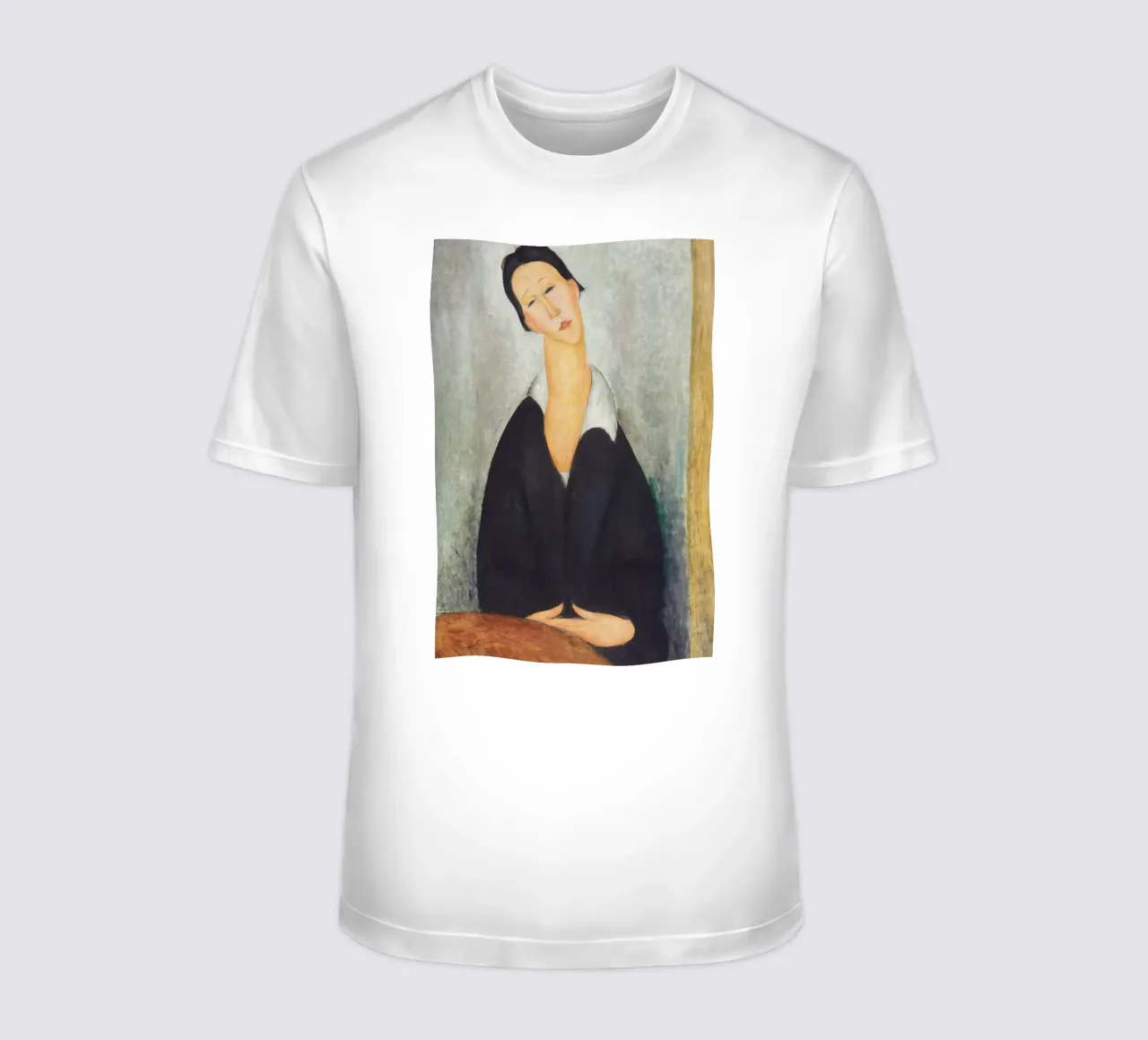 Porträt einer polnischen Frau - Amedeo Modigliani Kunstdruck T-Shirt von Venus Art
