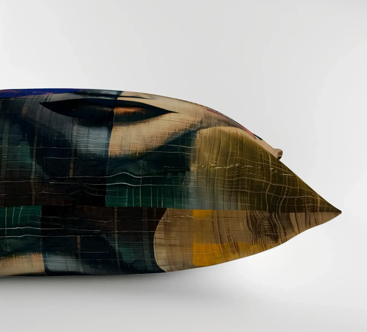 Abstract woman decorative cushion by Imagine