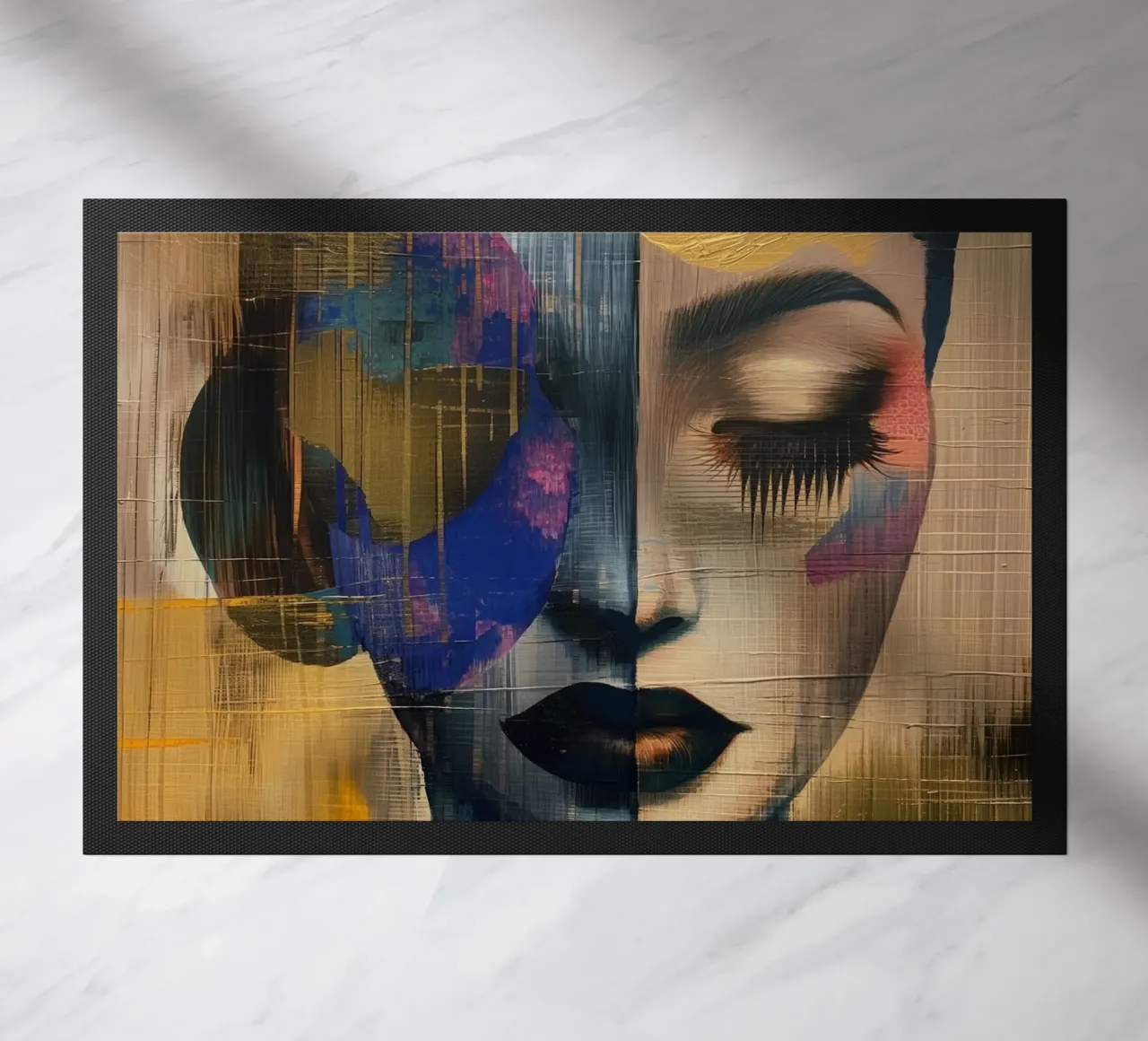 Mujer abstracta felpudo de Imagine