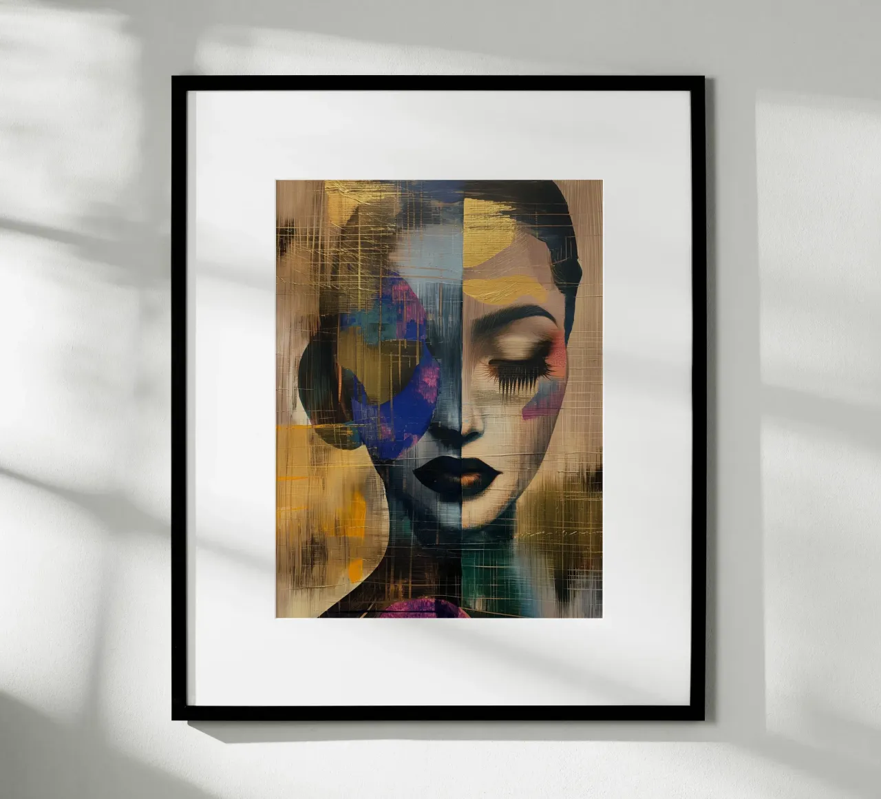 Abstrakte Frau Hahnemühle von Imagine
