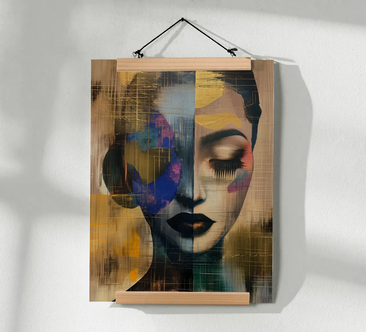 Abstrakte Frau Hahnemühle von Imagine