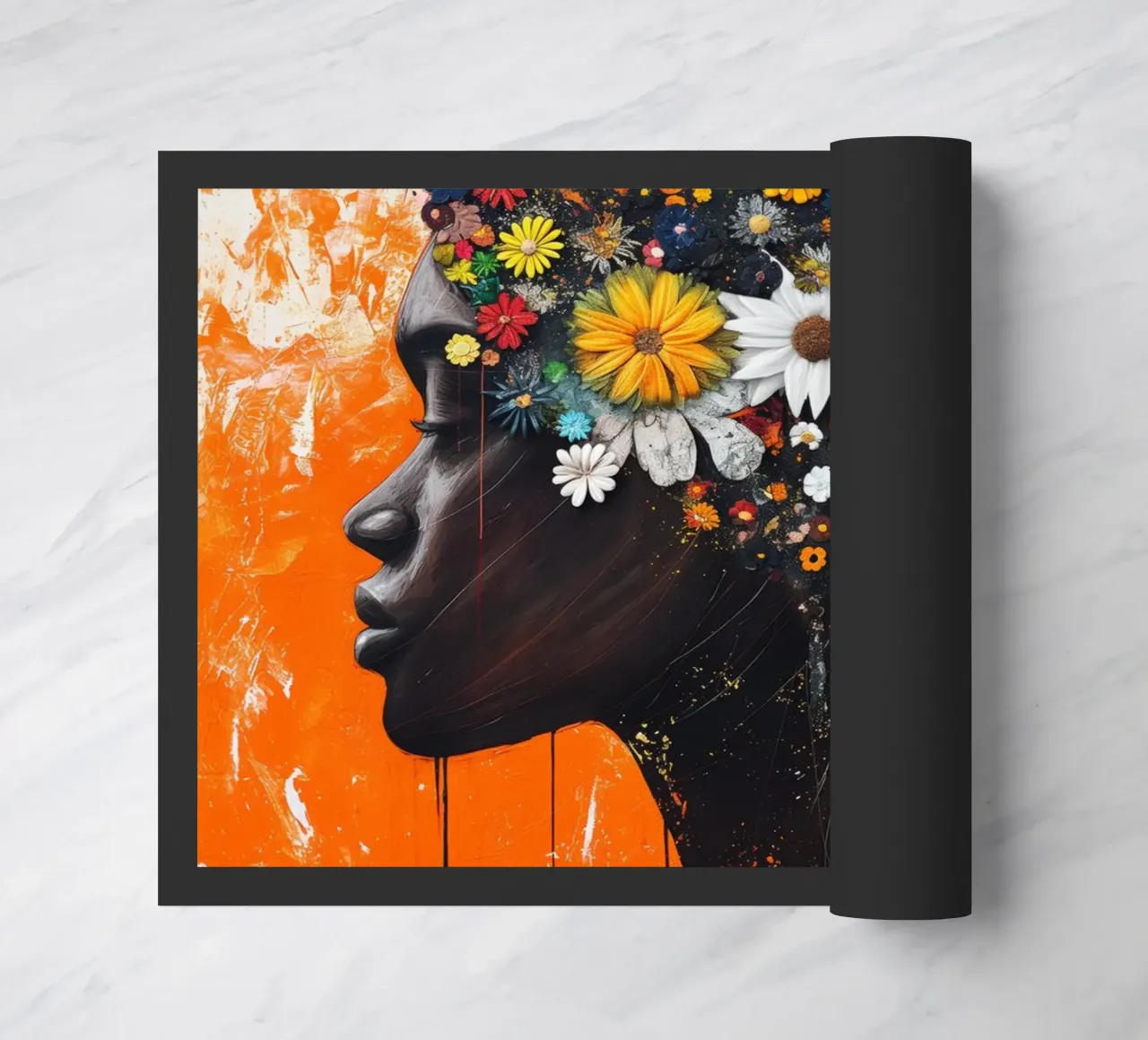 Donna africana zerbino da Imagine