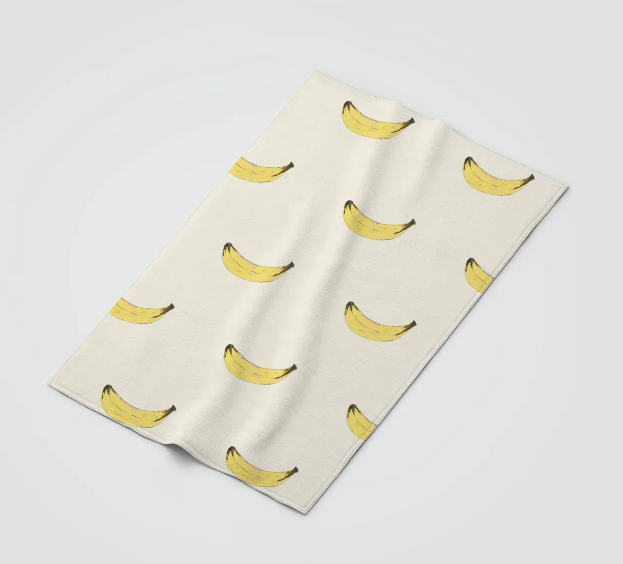 Little Bananas manta de franela de Miriam Dück Pattern Design & Art