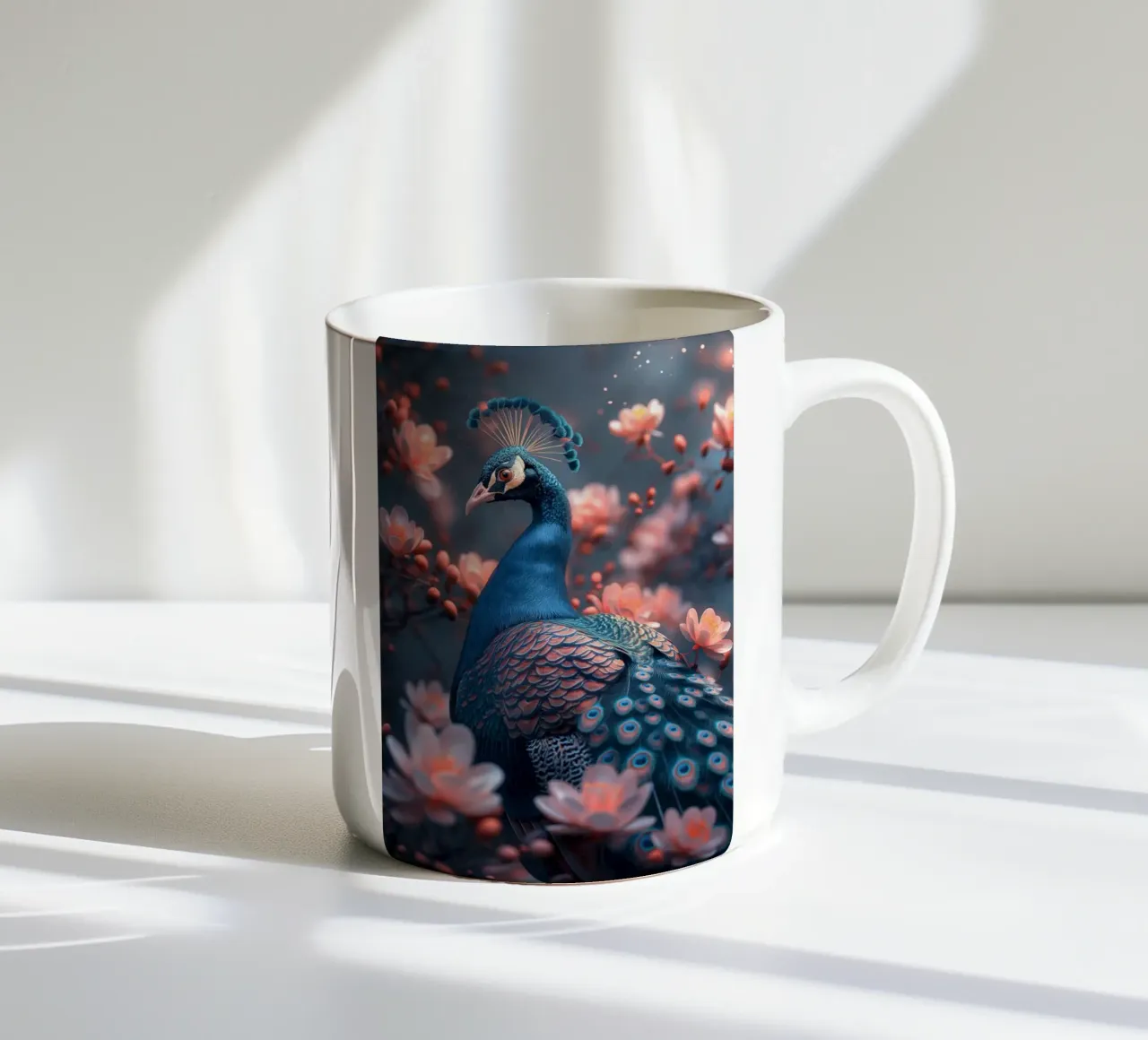 Pavone tazza in ceramica da Imagine