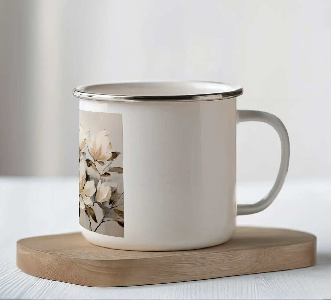Arte da parete di Imagine tazza in smalto da Imagine