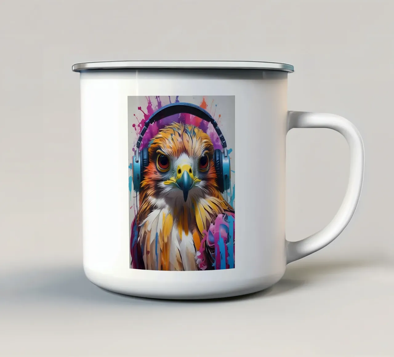 Falcon meloman tazza in smalto da MakArena