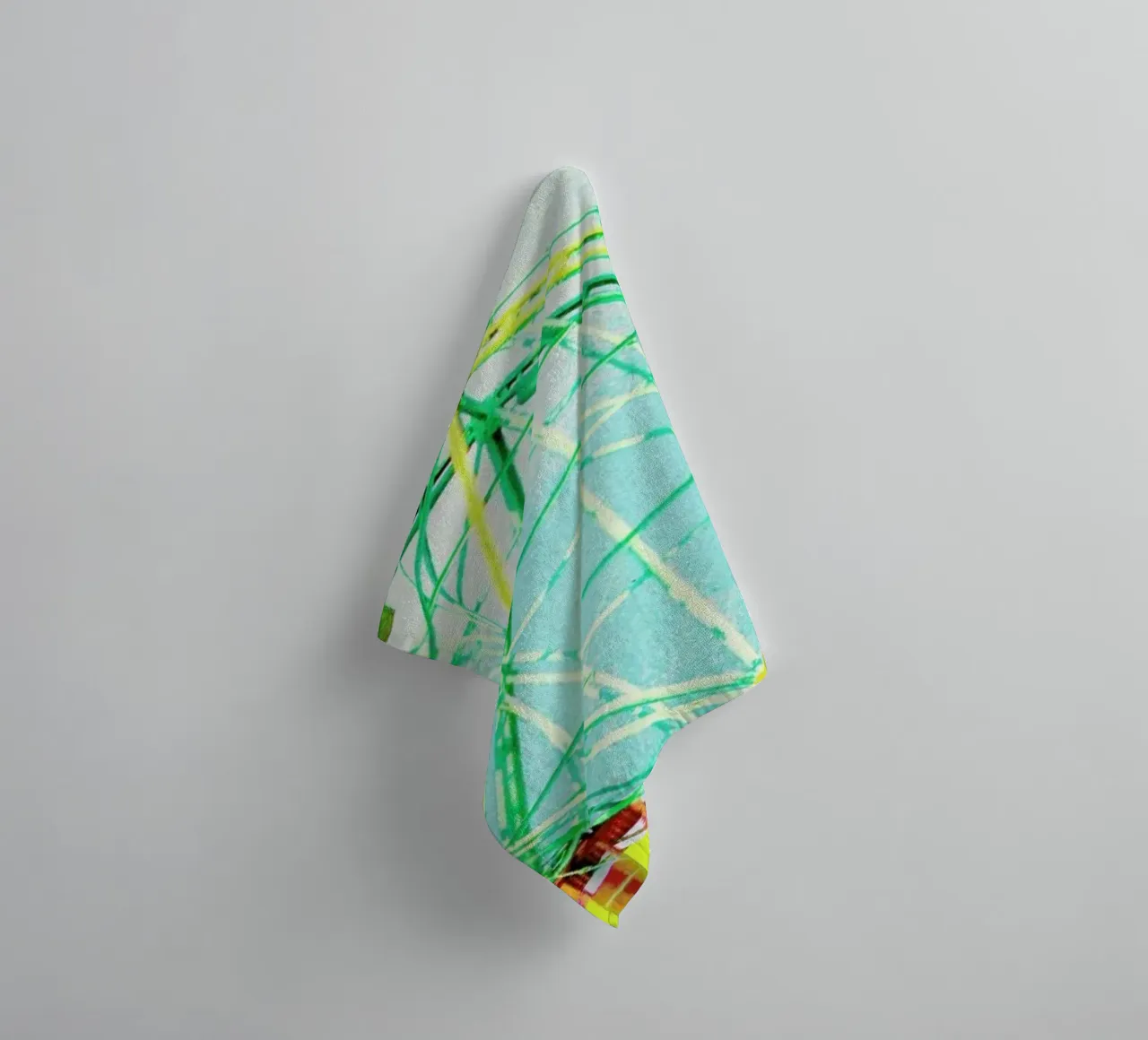 Ferris Wheel towel by Mina Teslaru