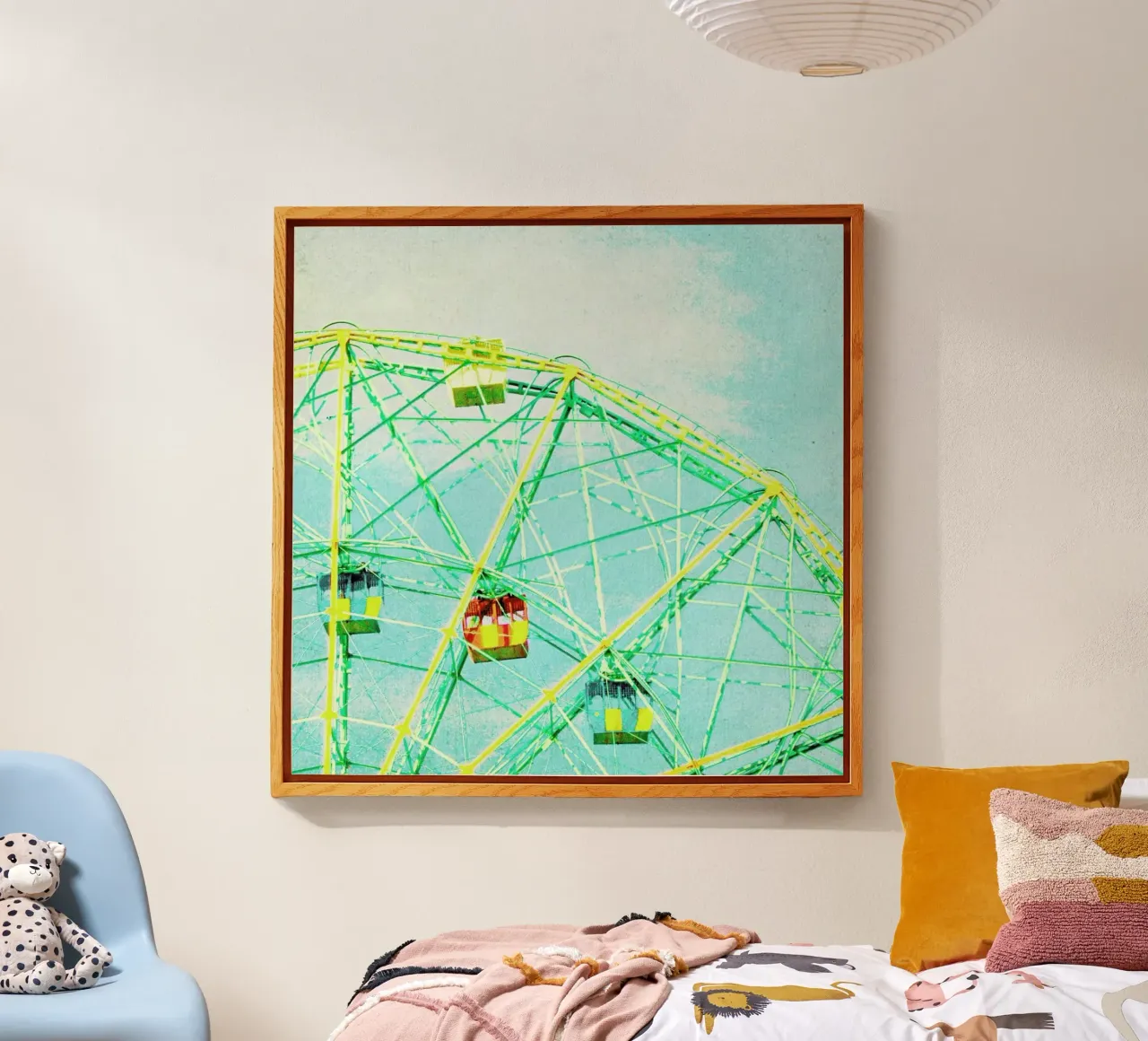 Ferris Wheel acryl van Mina Teslaru