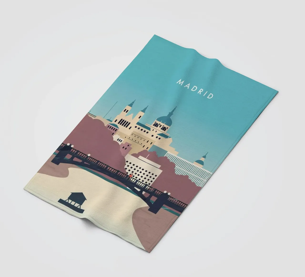 Madrid fleecedeken van Katinka Reinke