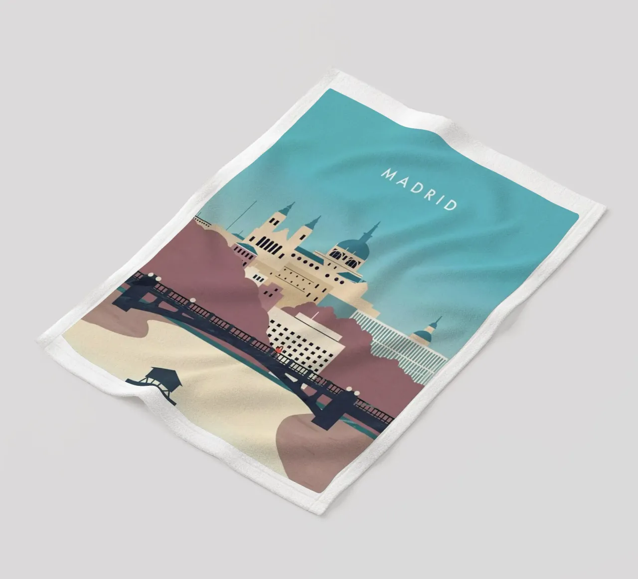Madrid fleecedeken van Katinka Reinke