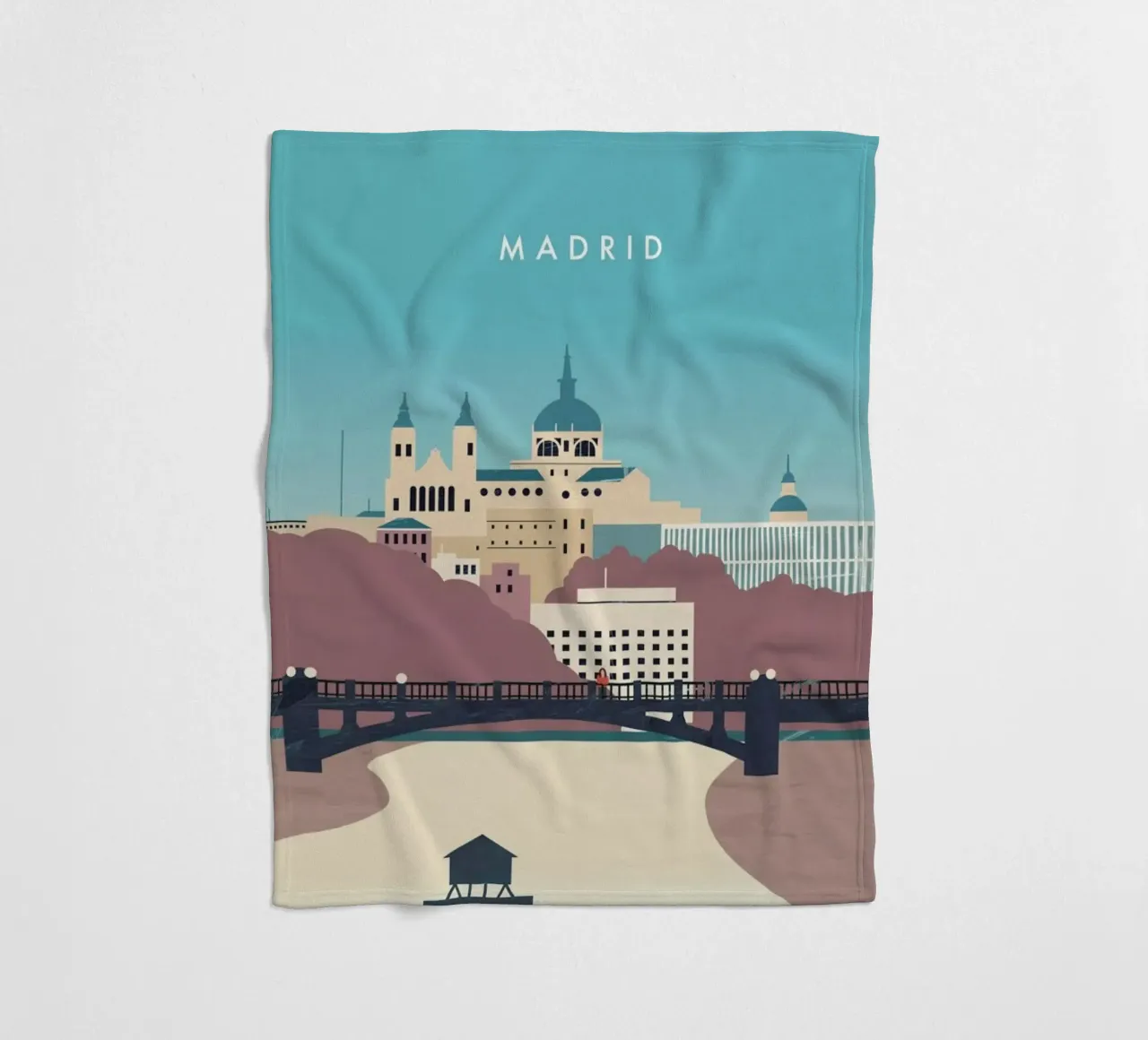 Madrid fleecedeken van Katinka Reinke