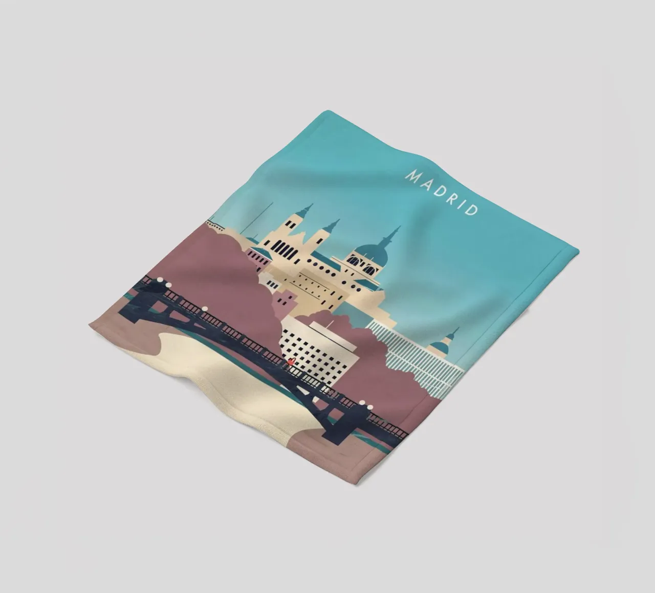 Madrid fleecedeken van Katinka Reinke