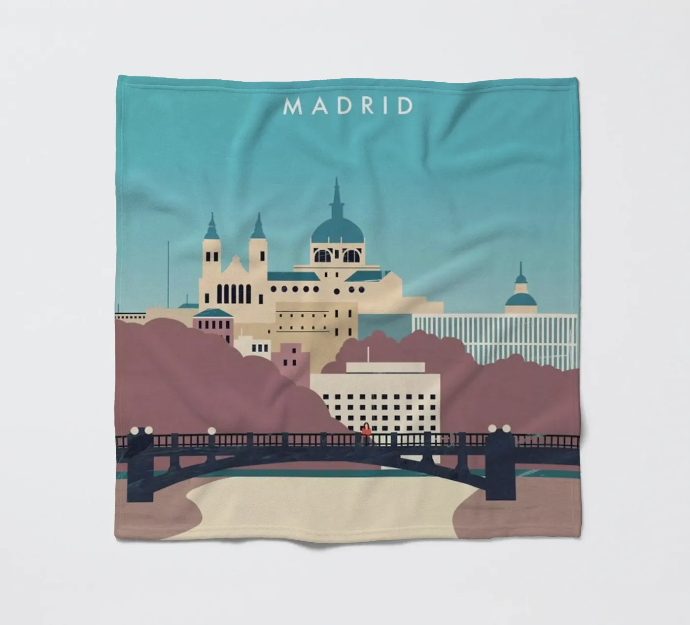 Madrid Fleecedecke von Katinka Reinke