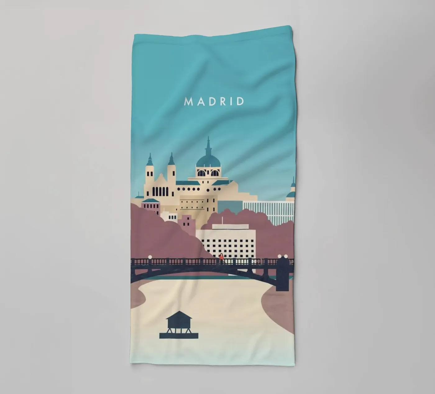 Madrid badhanddoek van Katinka Reinke
