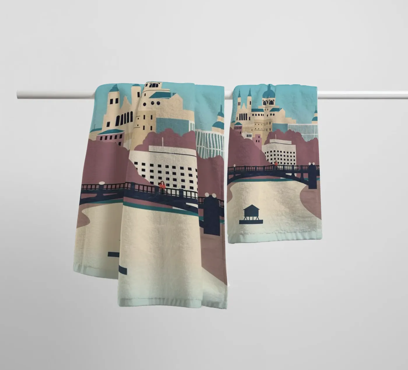Madrid badhanddoek van Katinka Reinke