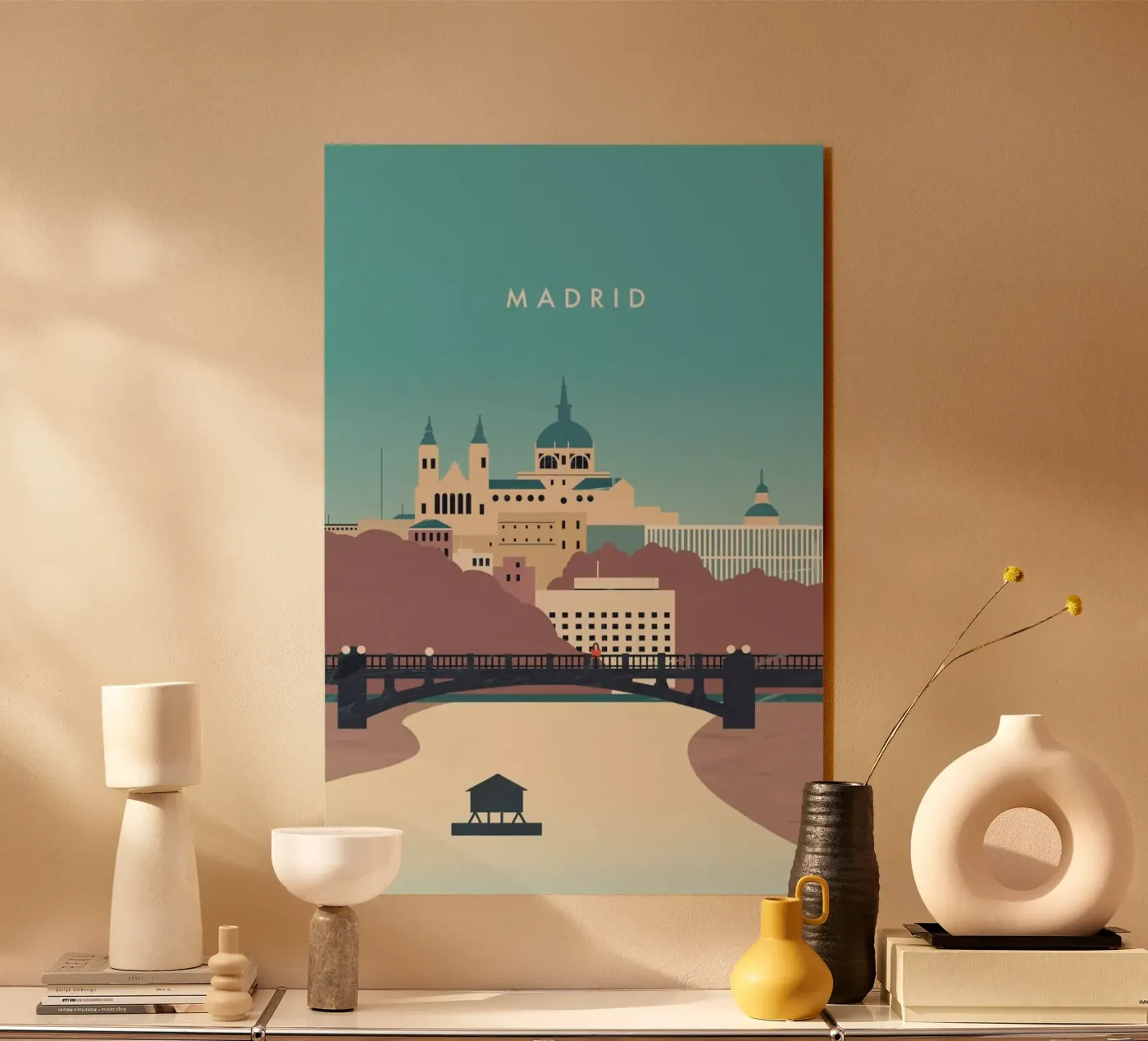 Madrid acryl van Katinka Reinke