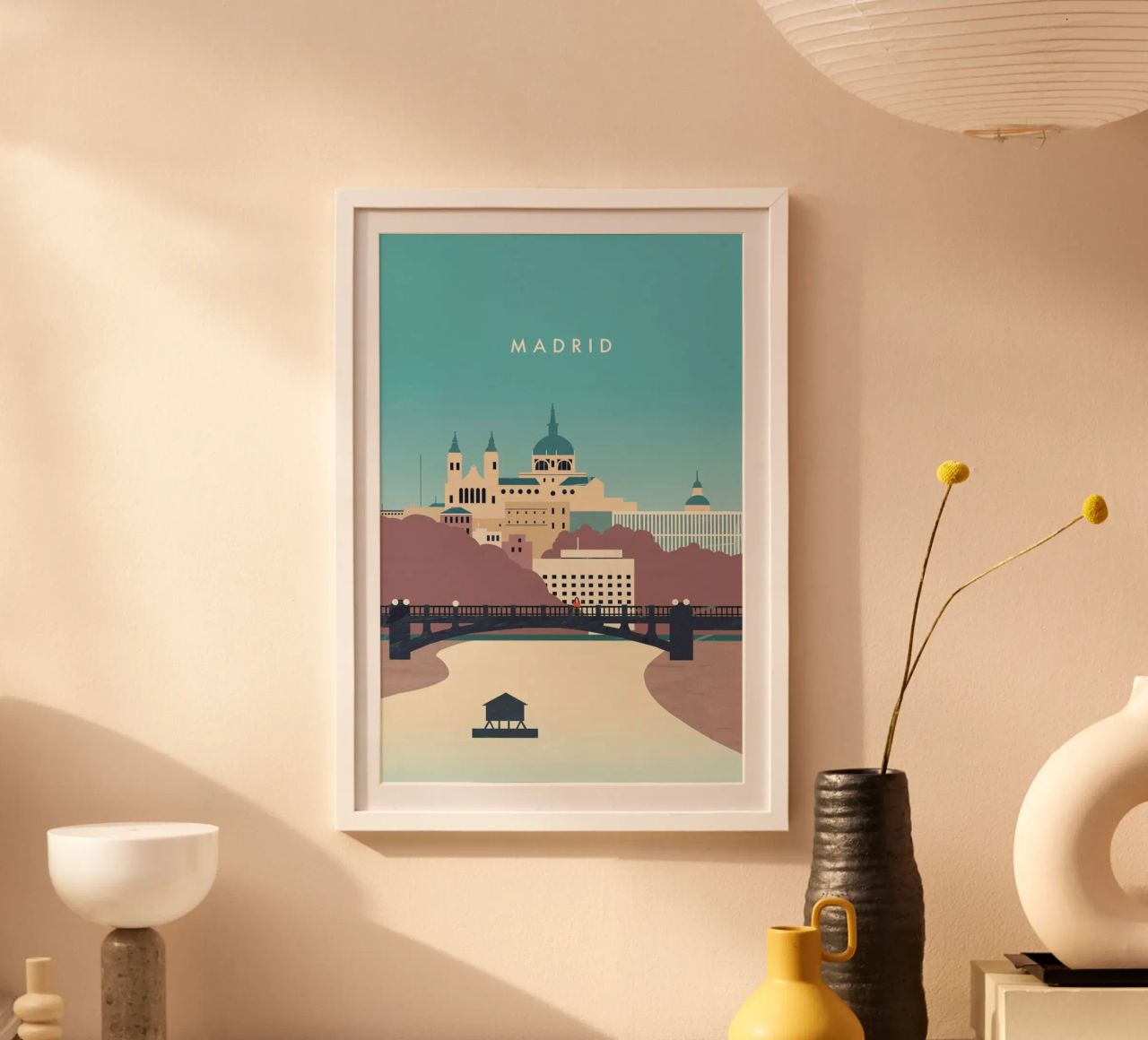 Madrid poster by Katinka Reinke