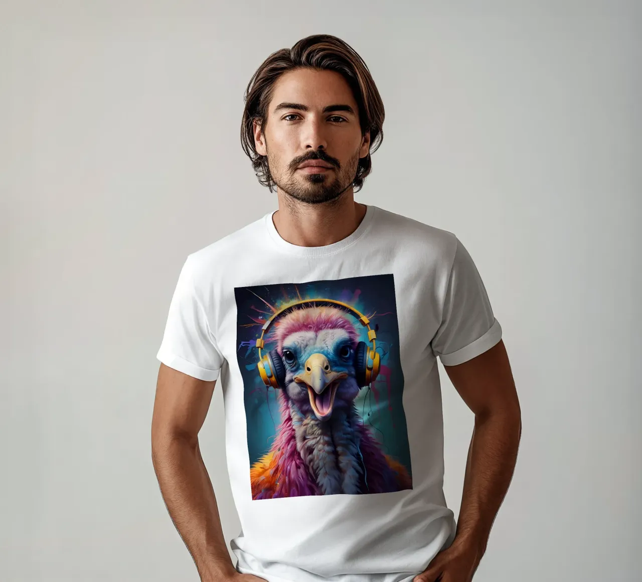 Struzzo melomane t-shirt da MakArena