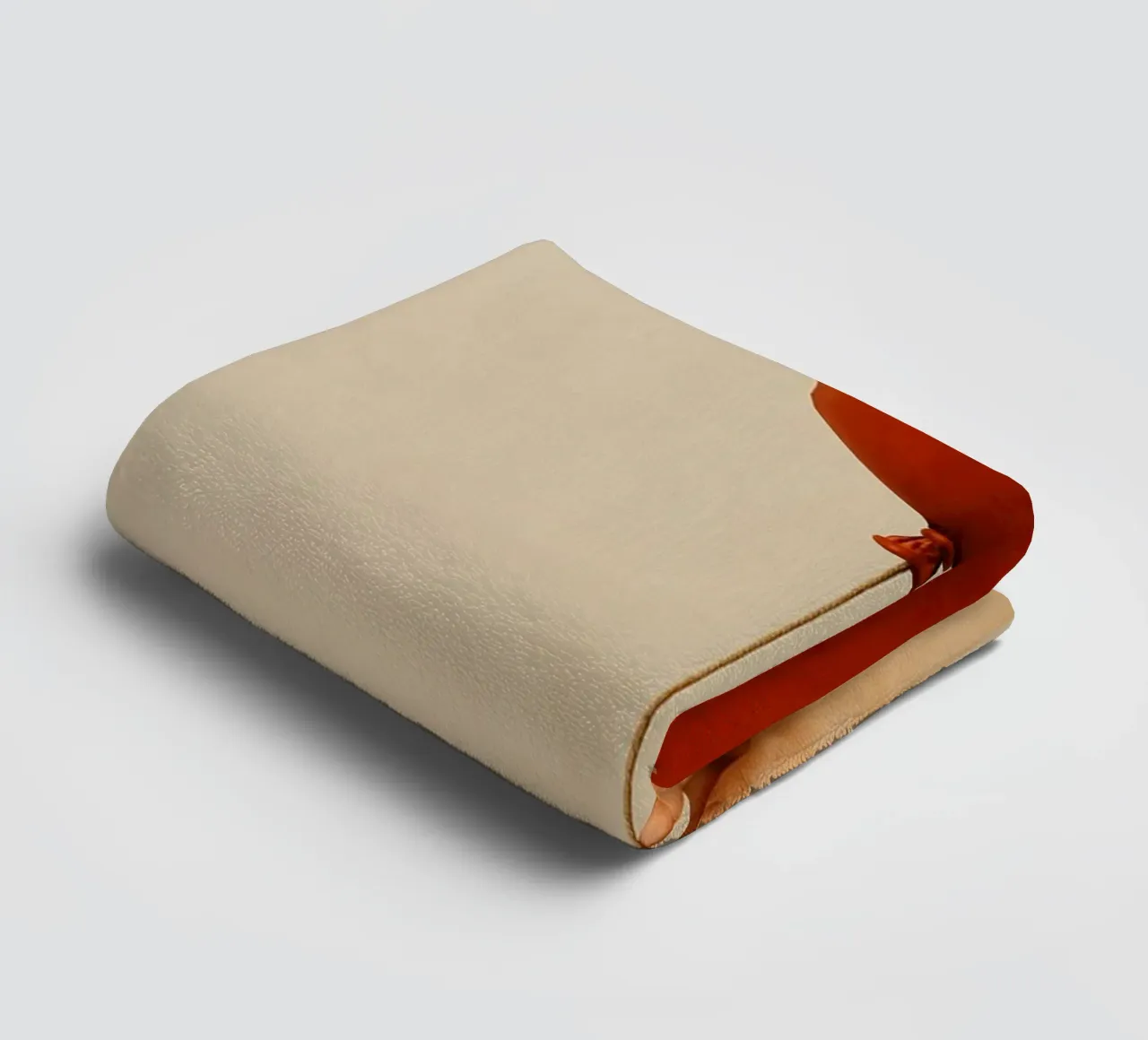 Held by a String: A Terracotta Heart Balloon asciugamano da bagno da Mosaic Dialogue