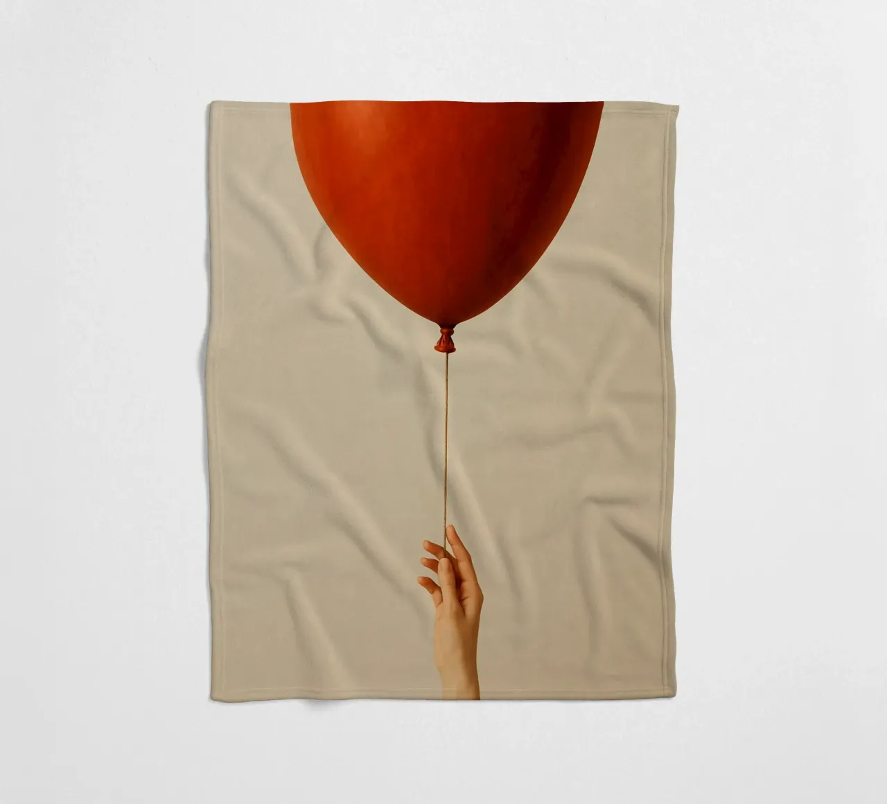 Held by a String: A Terracotta Heart Balloon coperta in pile da Mosaic Dialogue