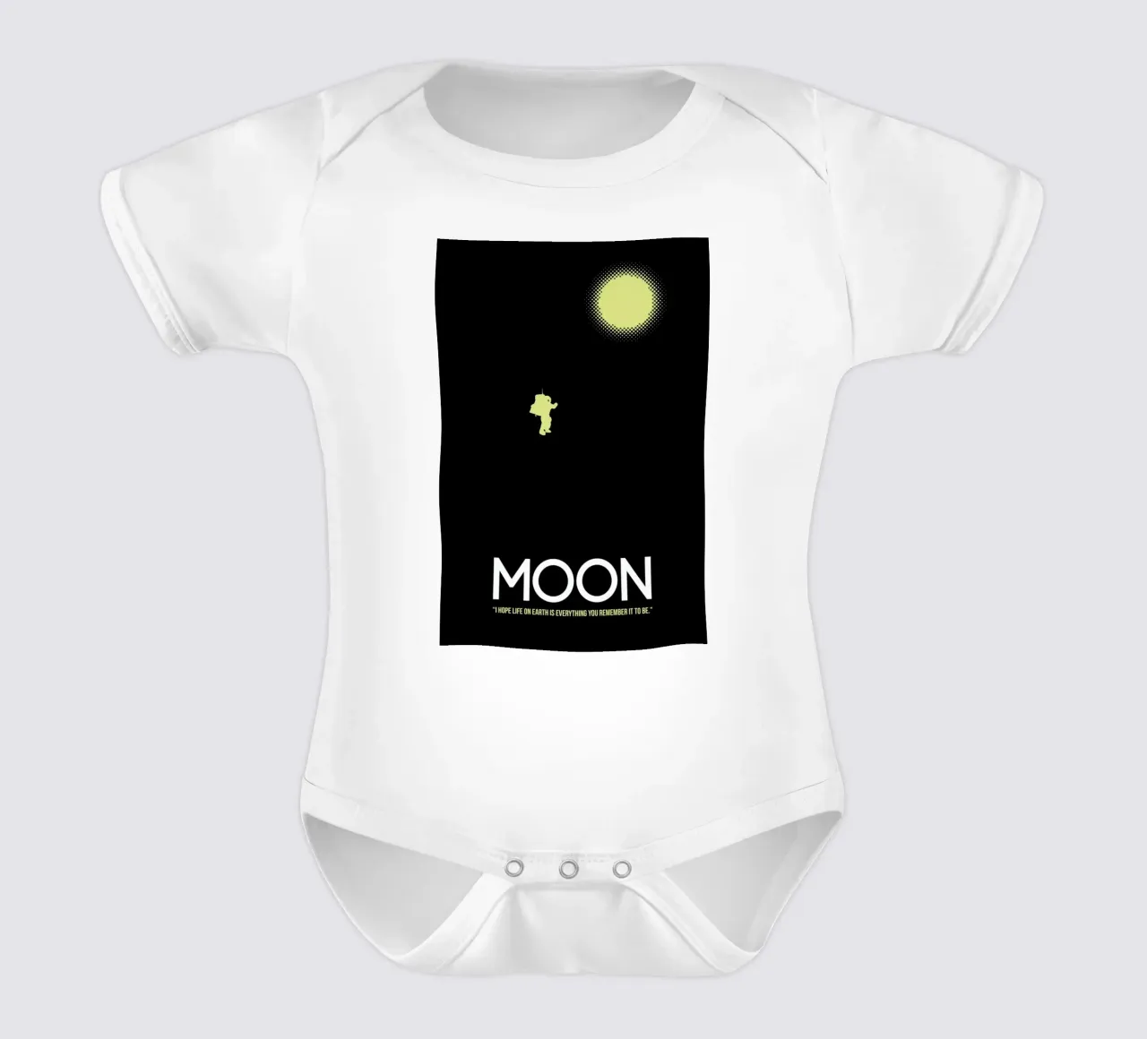 Moon body neonato maniche corte da Naxart