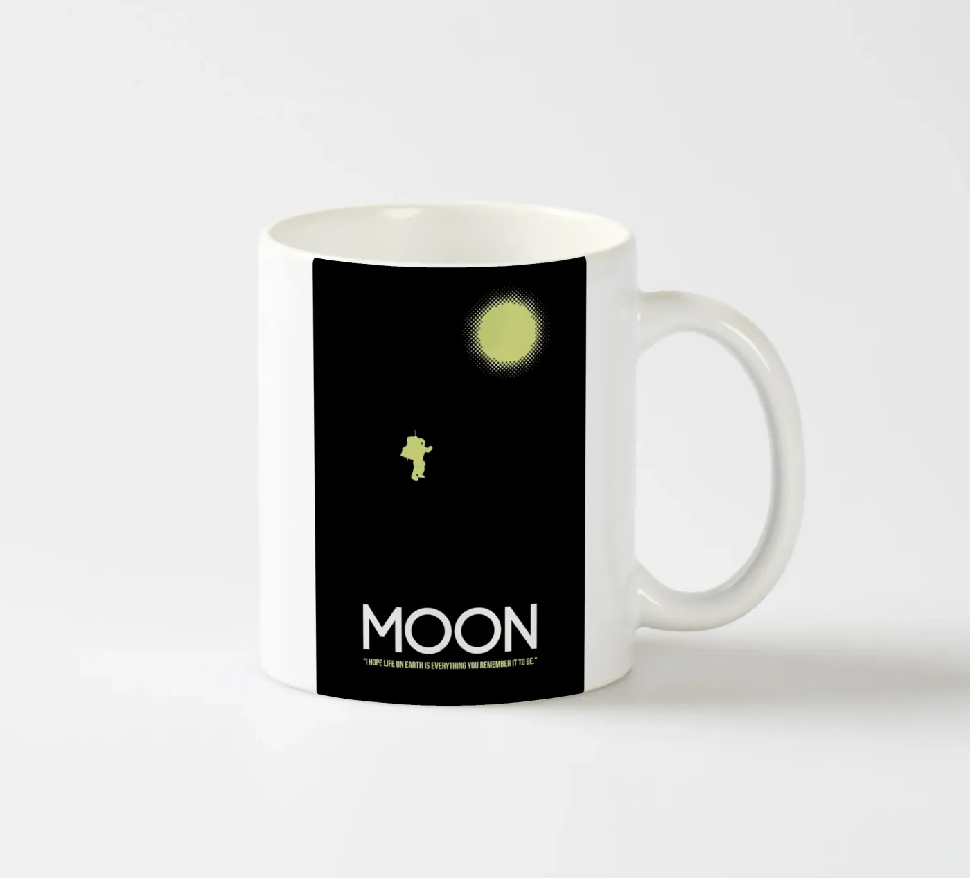 Moon ceramic mug by Naxart
