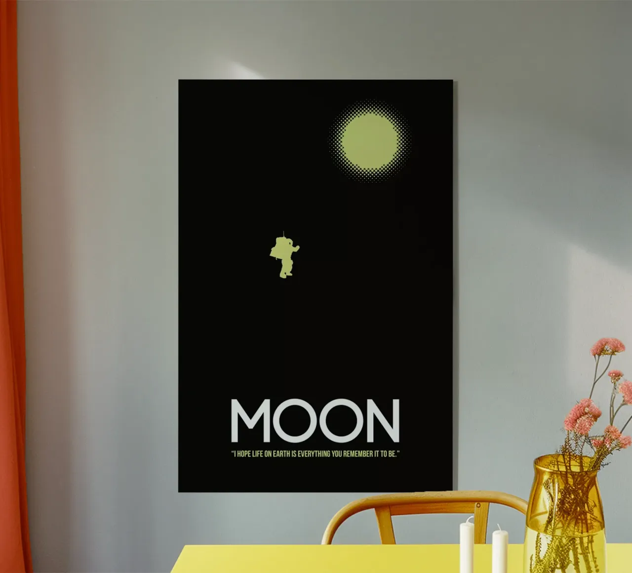 Moon acryl van Naxart