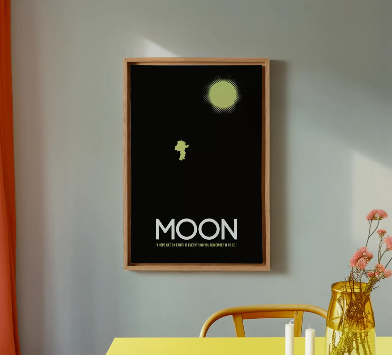 Moon canvas van Naxart