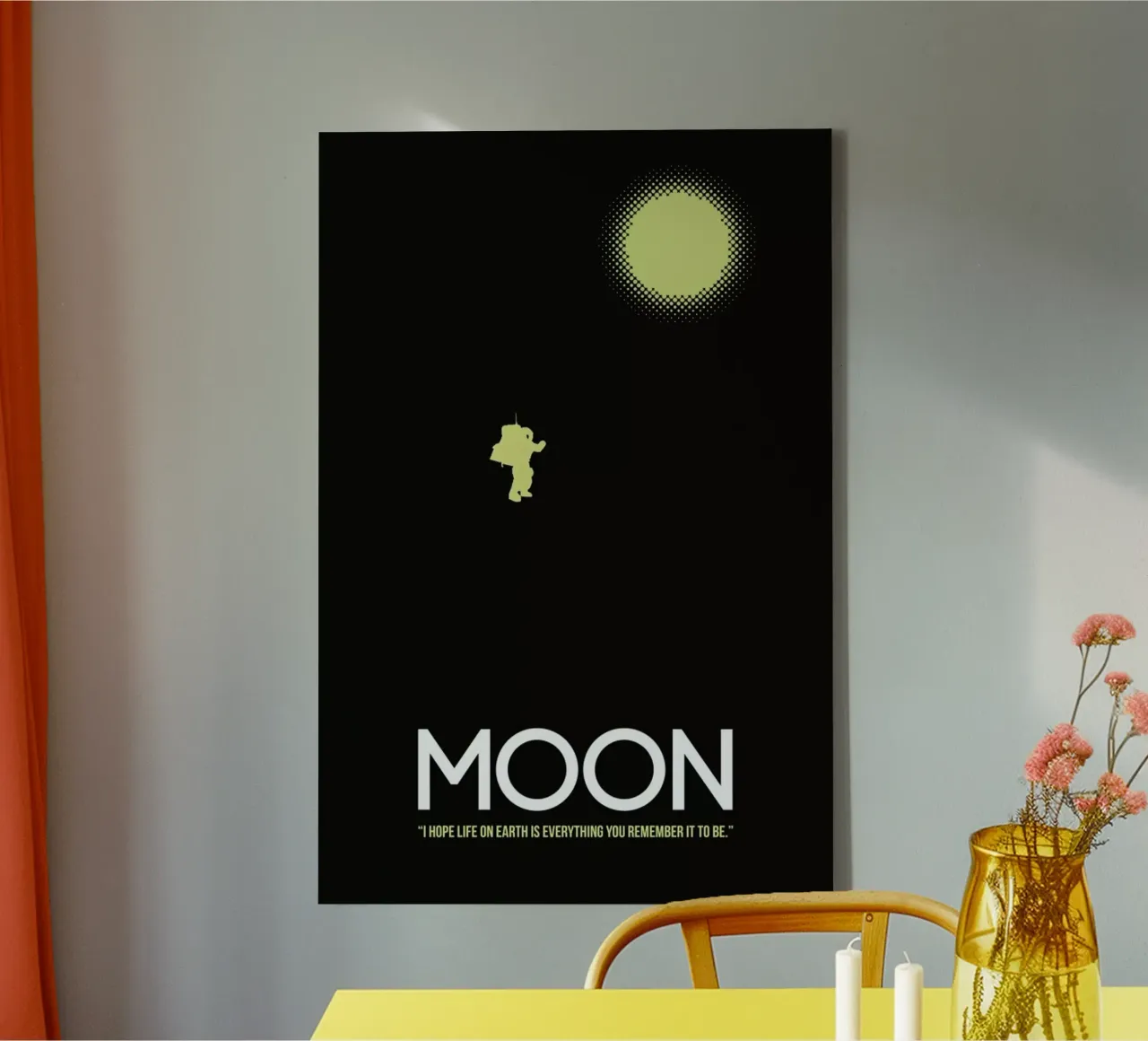 Moon canvas van Naxart