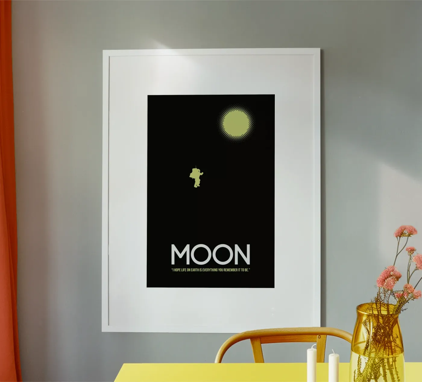 Moon poster van Naxart