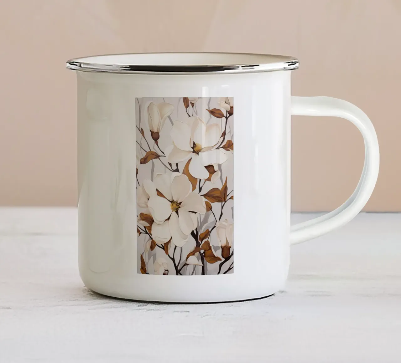 Arte da parete di Imagine tazza in smalto da Imagine