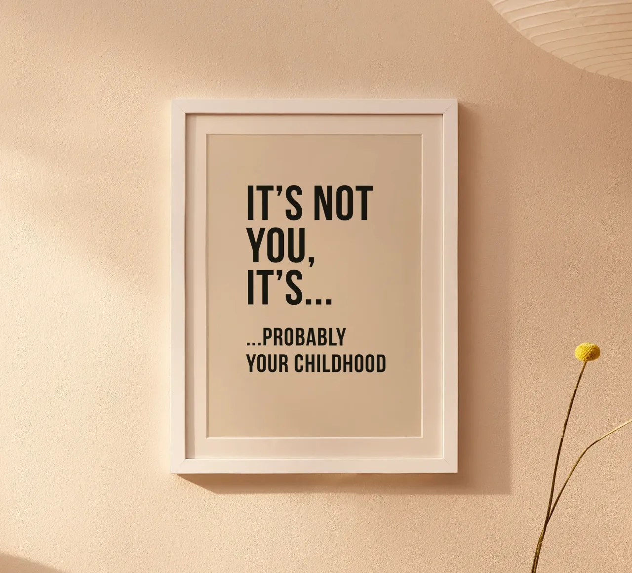 "It's Not You, It's... Your Childhood" - A Humorous Take carta hahnemühle da Mosaic Dialogue