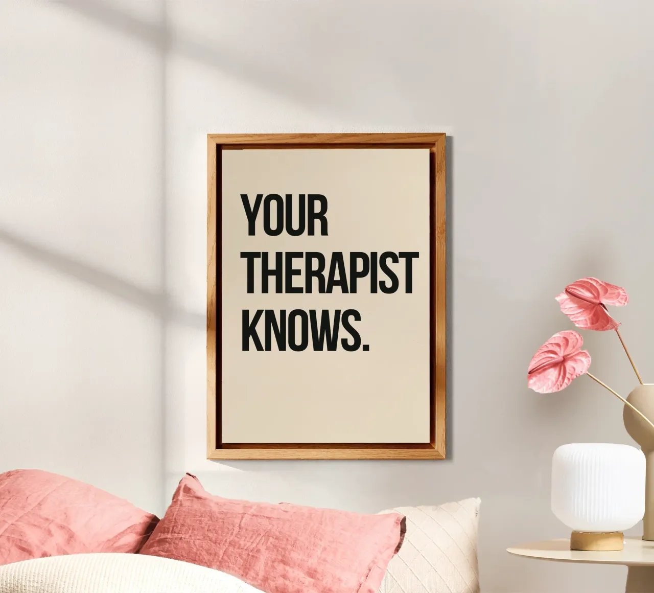 "Your Therapist Knows" - A Succinct Reminder alluminio dibond da Mosaic Dialogue